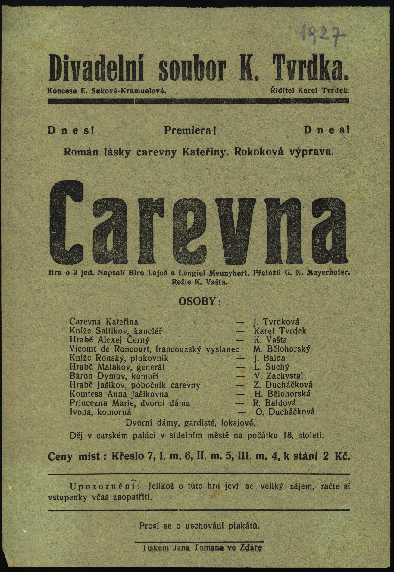 Náhledový obrázek Carevna - 1