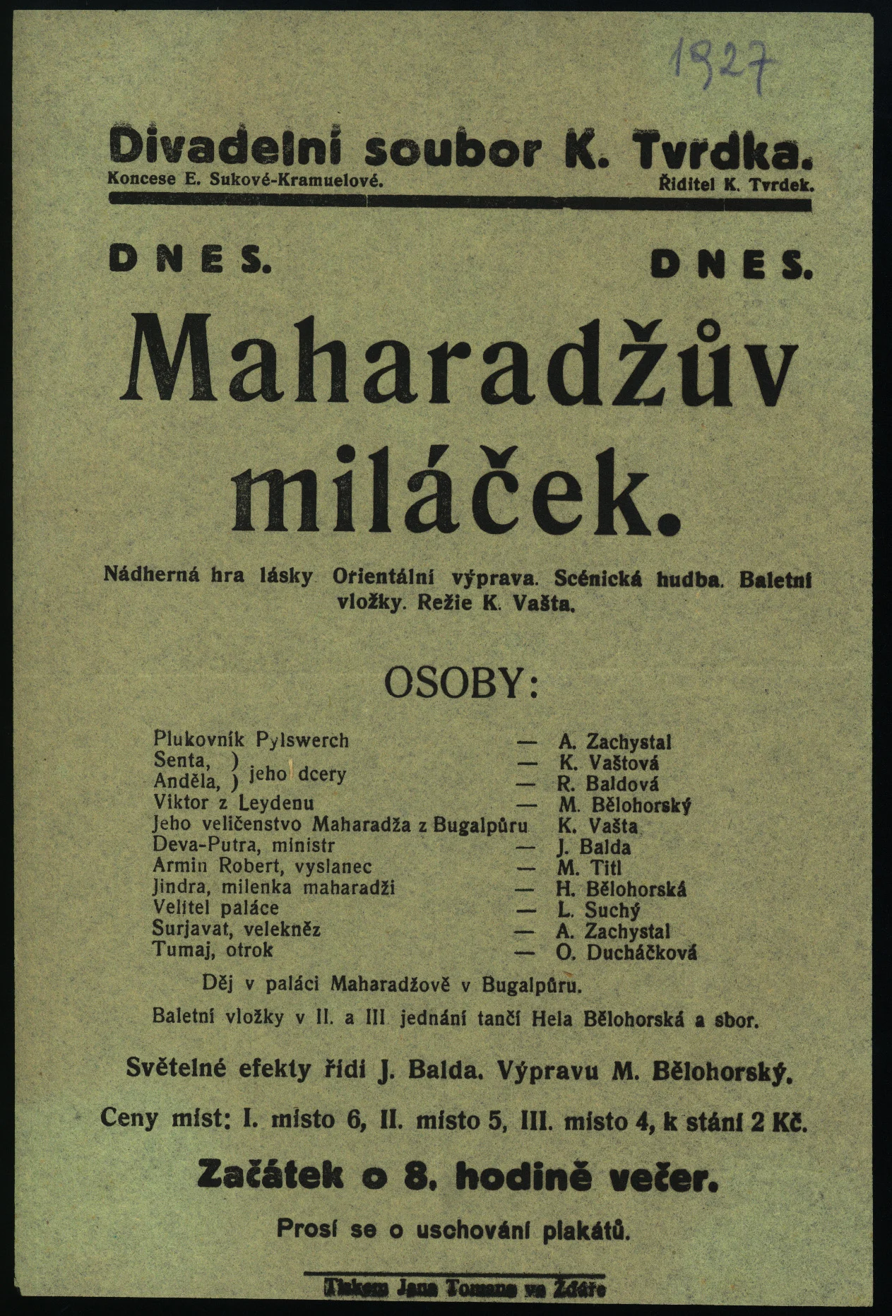 Náhledový obrázek předmětu Maharadžův miláček