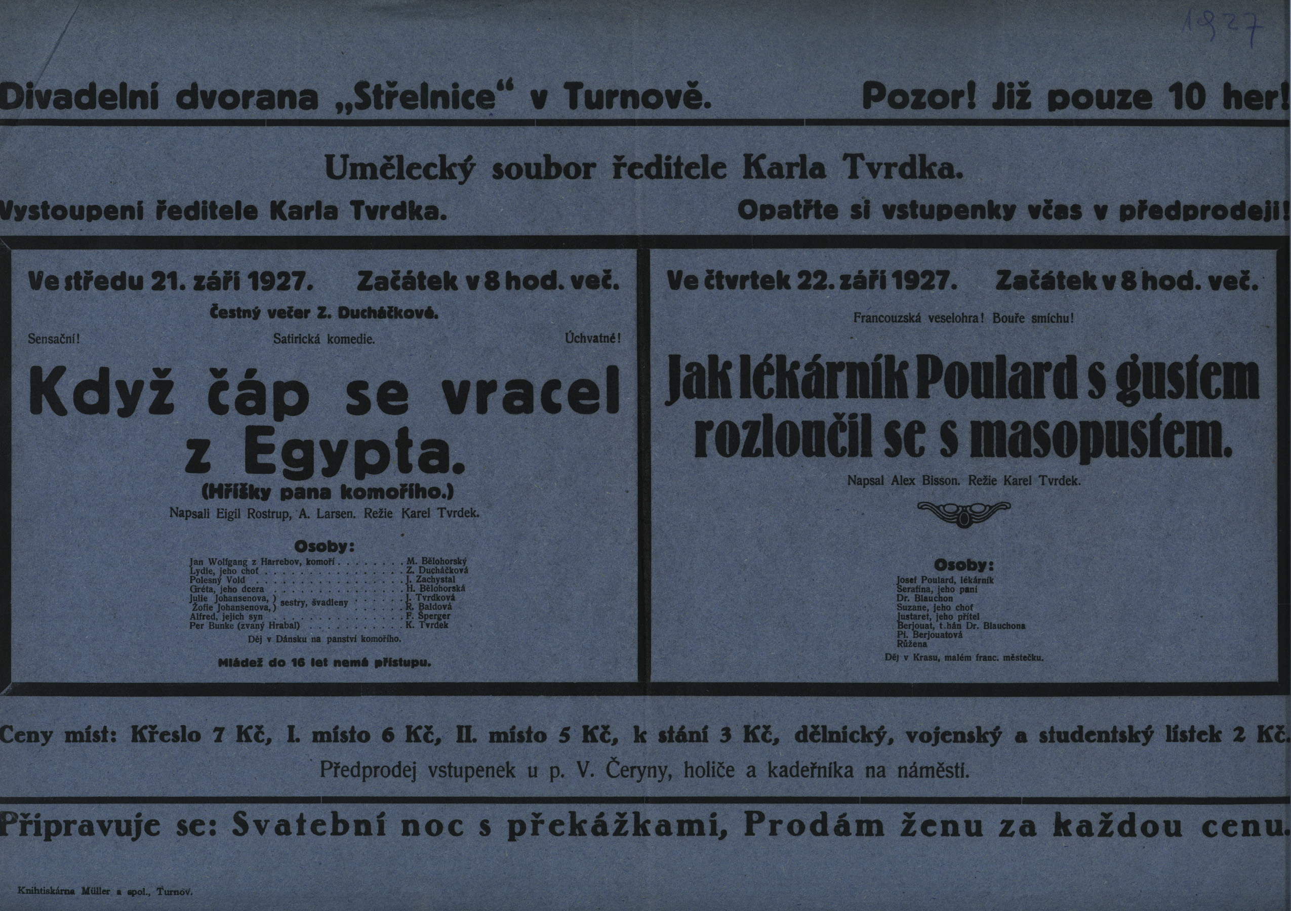 Náhledový obrázek Když čáp se vracel z Egypta, Jak lékárník Poulard s gustem rozloučil se s masopustem - 1
