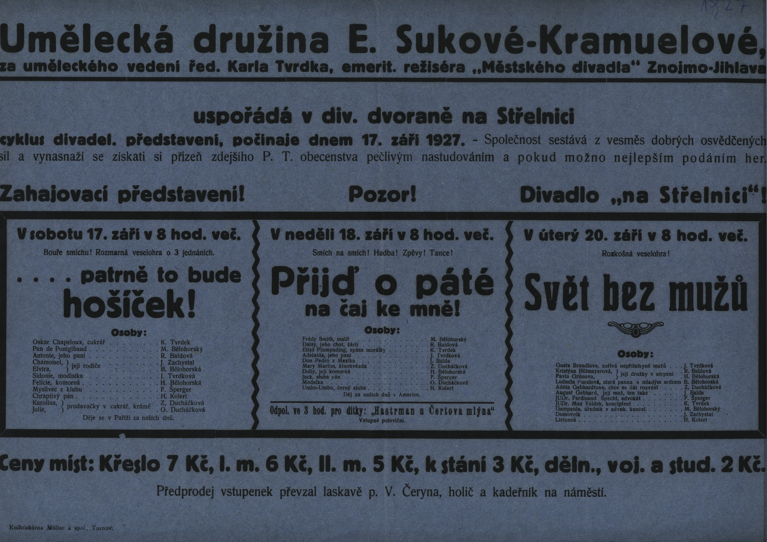 Náhledový obrázek …patrně to bude hošíček!, Přijď o páté na čaj ke mně!, Svět bez mužů - 1