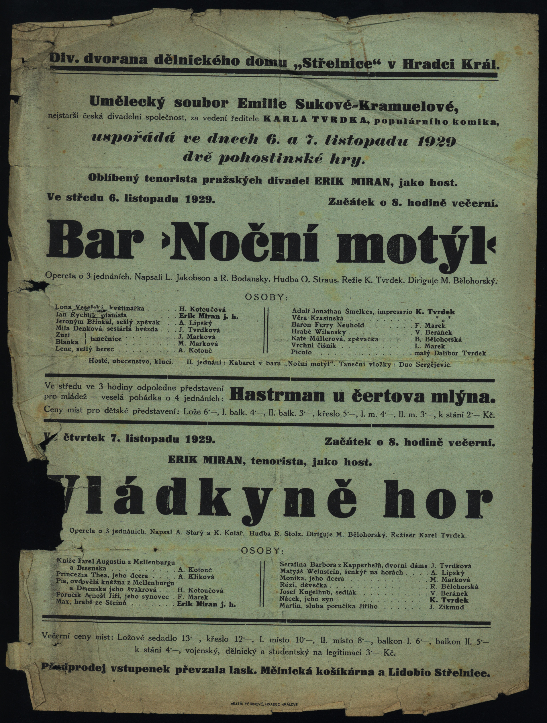 Náhledový obrázek Bar "Noční motýl", Vládkyně hor - 1