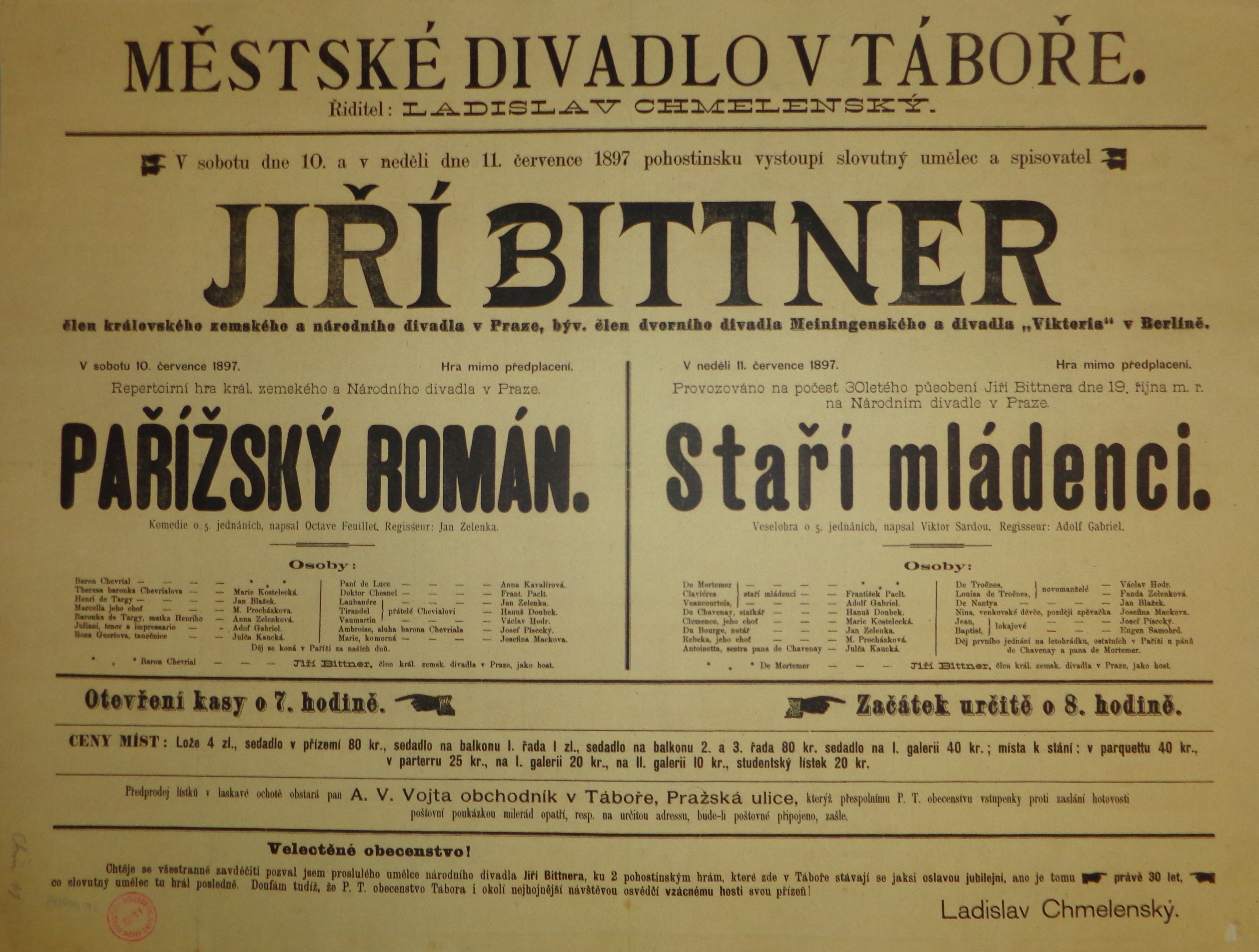 Náhledový obrázek Pařížský román, Staří mládenci - 1