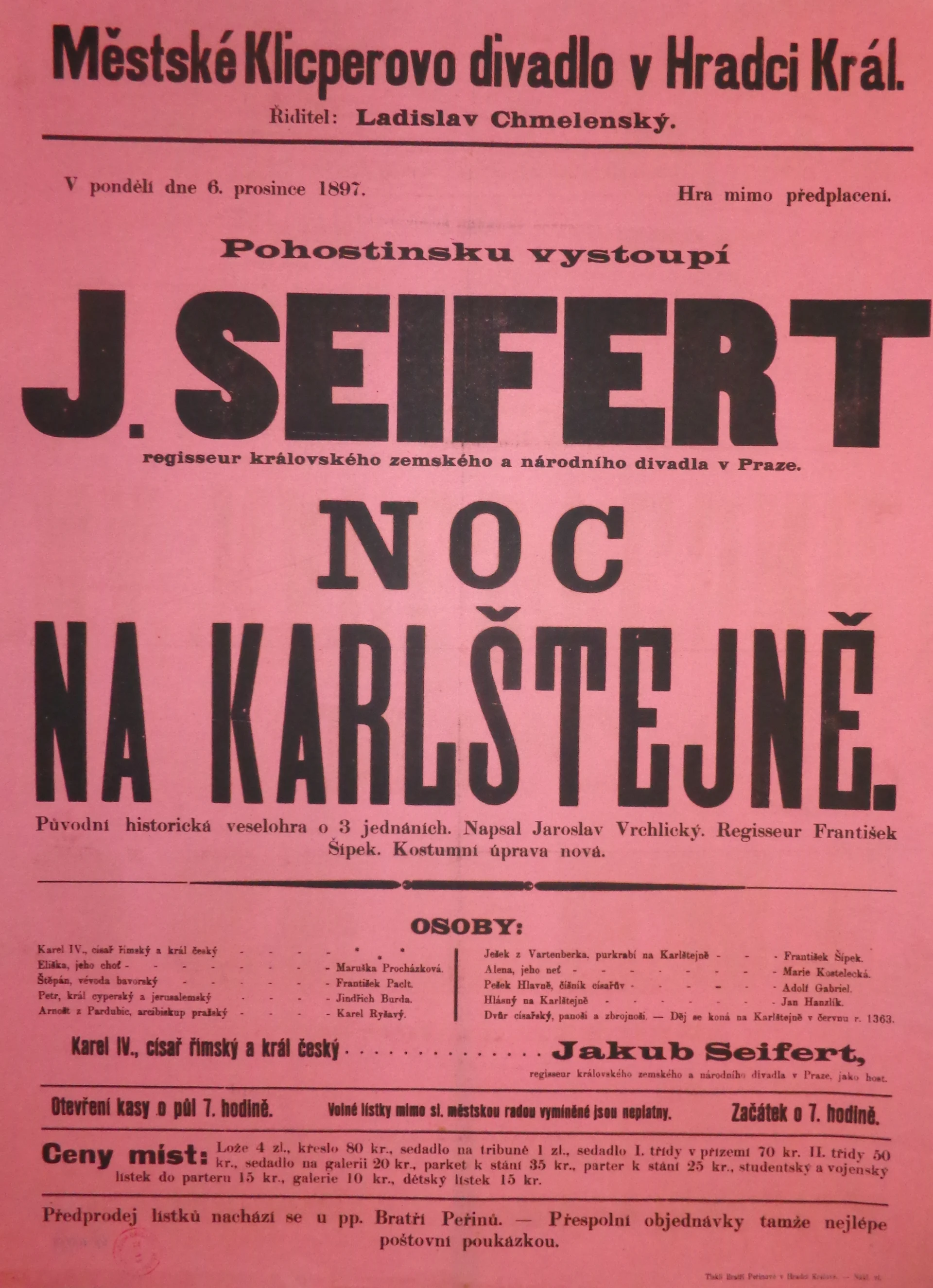 Náhledový obrázek předmětu Noc na Karlštejně