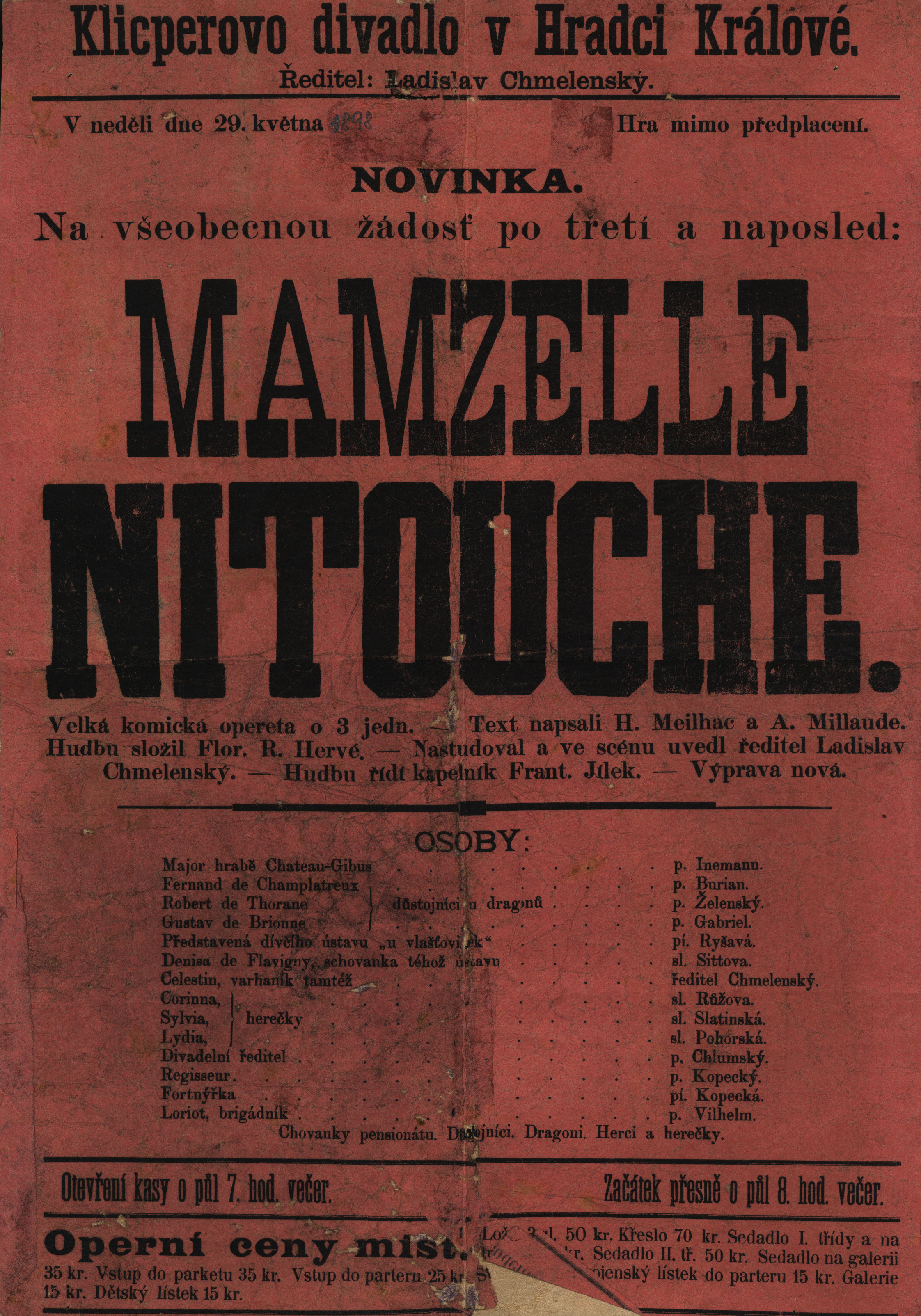 Náhledový obrázek Mamzelle Nitouche - 1