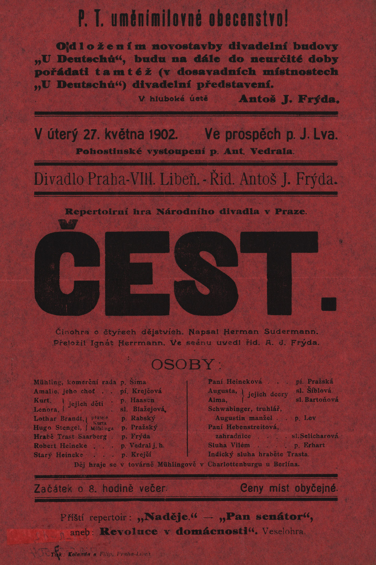 Náhledový obrázek Čest - 1