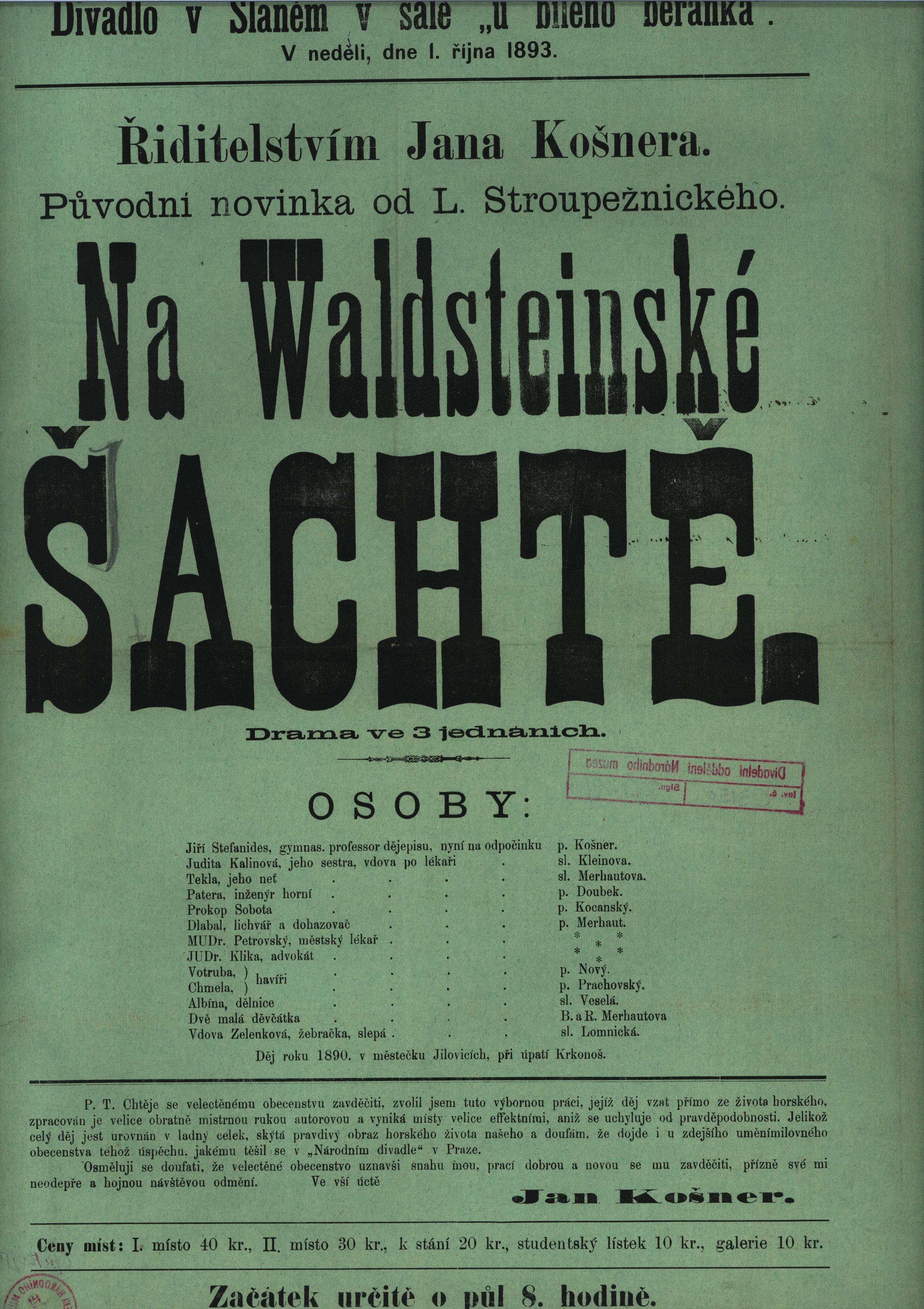 Náhledový obrázek Na Waldsteinské šachtě, Slepý malíř a hrbatý doktor - 1