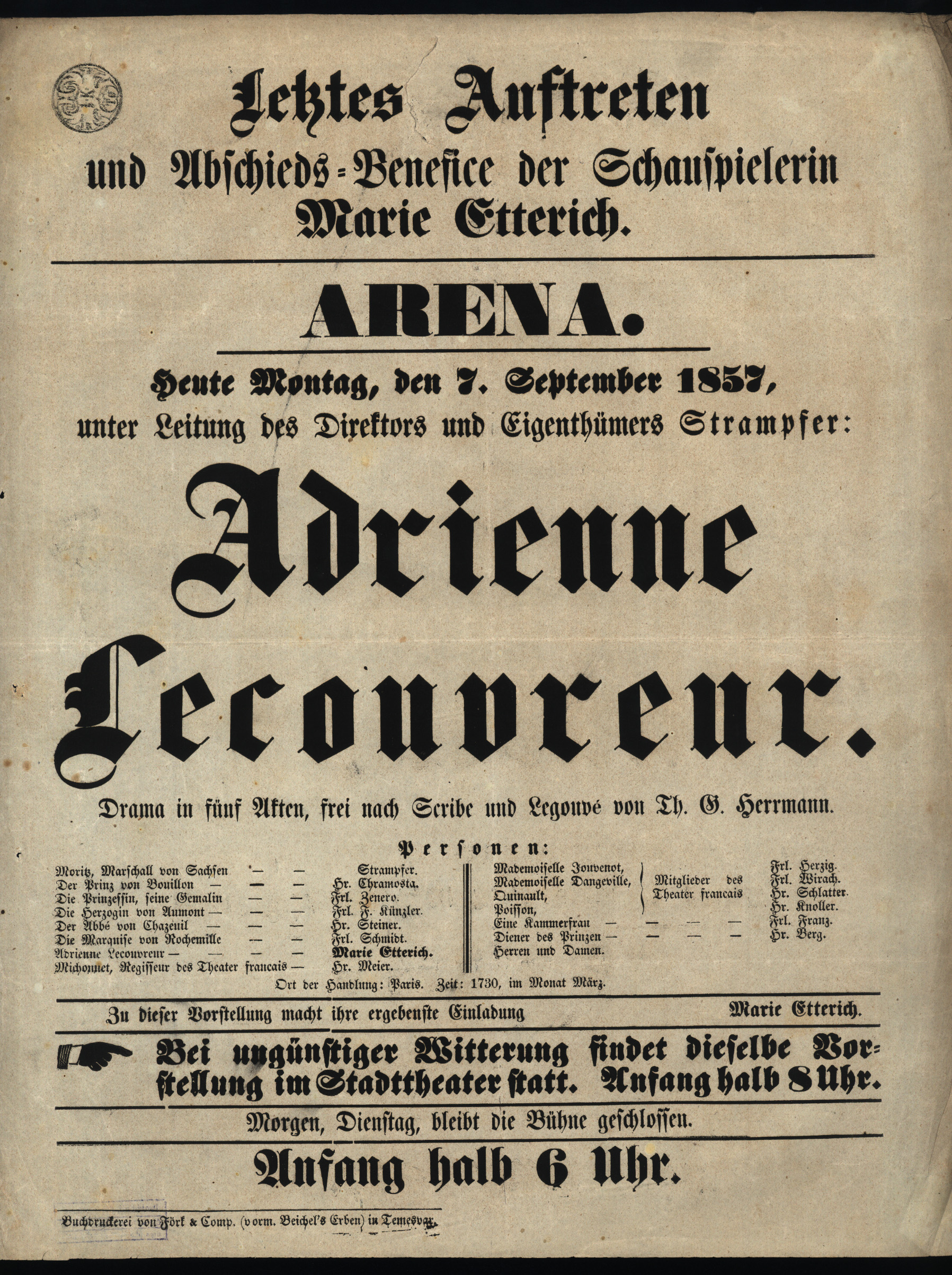 Náhledový obrázek Adrienne Lecouvreur - 1