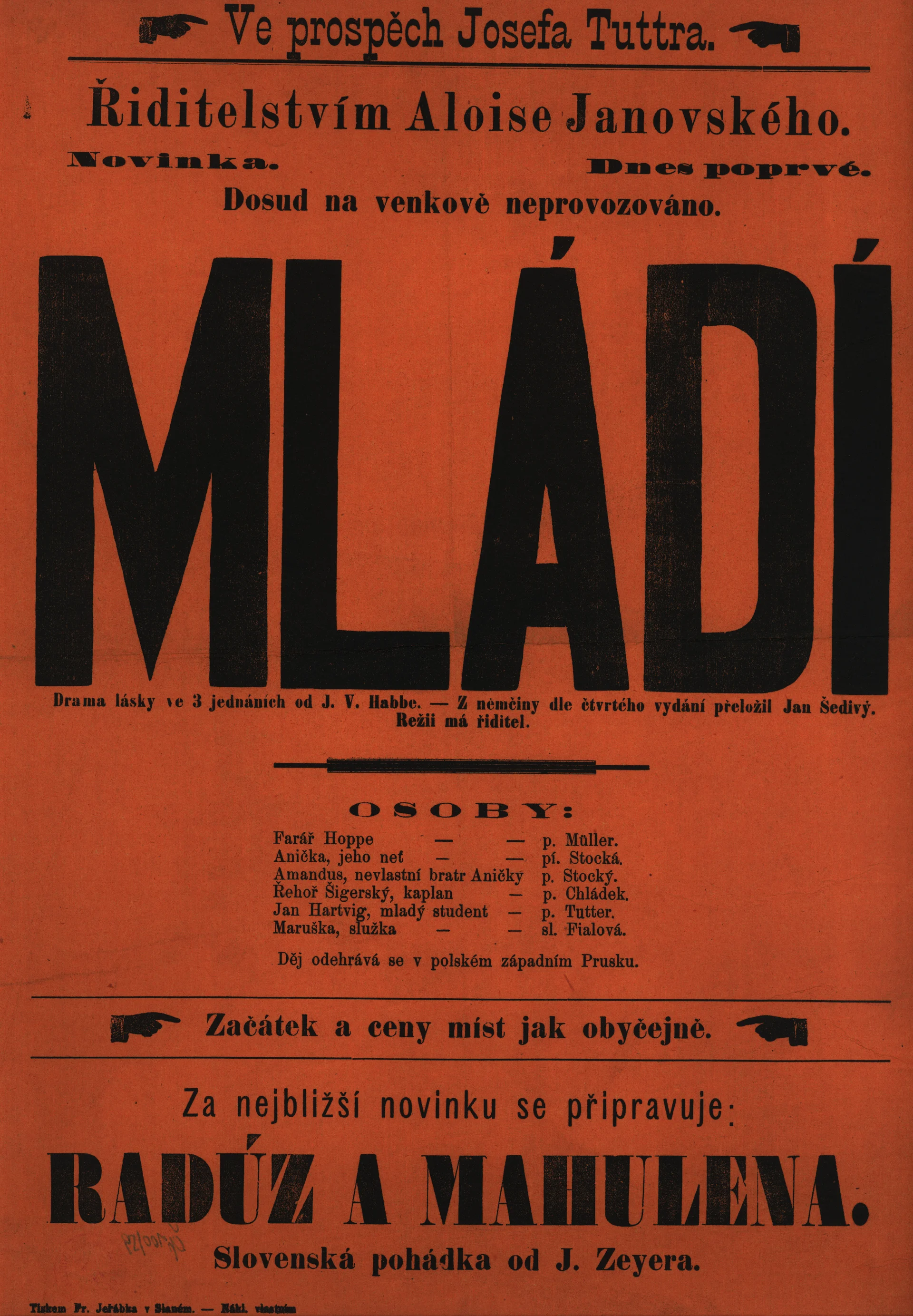 Náhledový obrázek předmětu Mládí