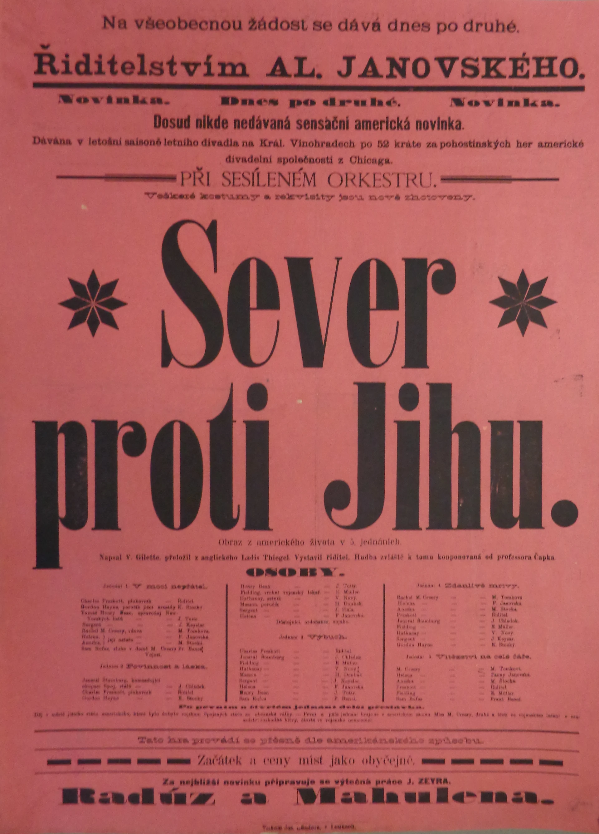 Náhledový obrázek předmětu Sever proti Jihu