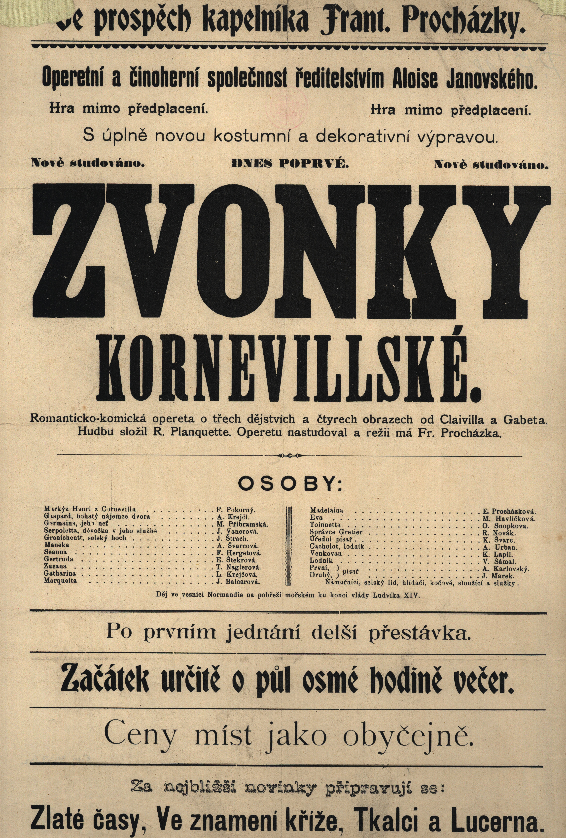 Náhledový obrázek Zvonky Kornevillské - 1