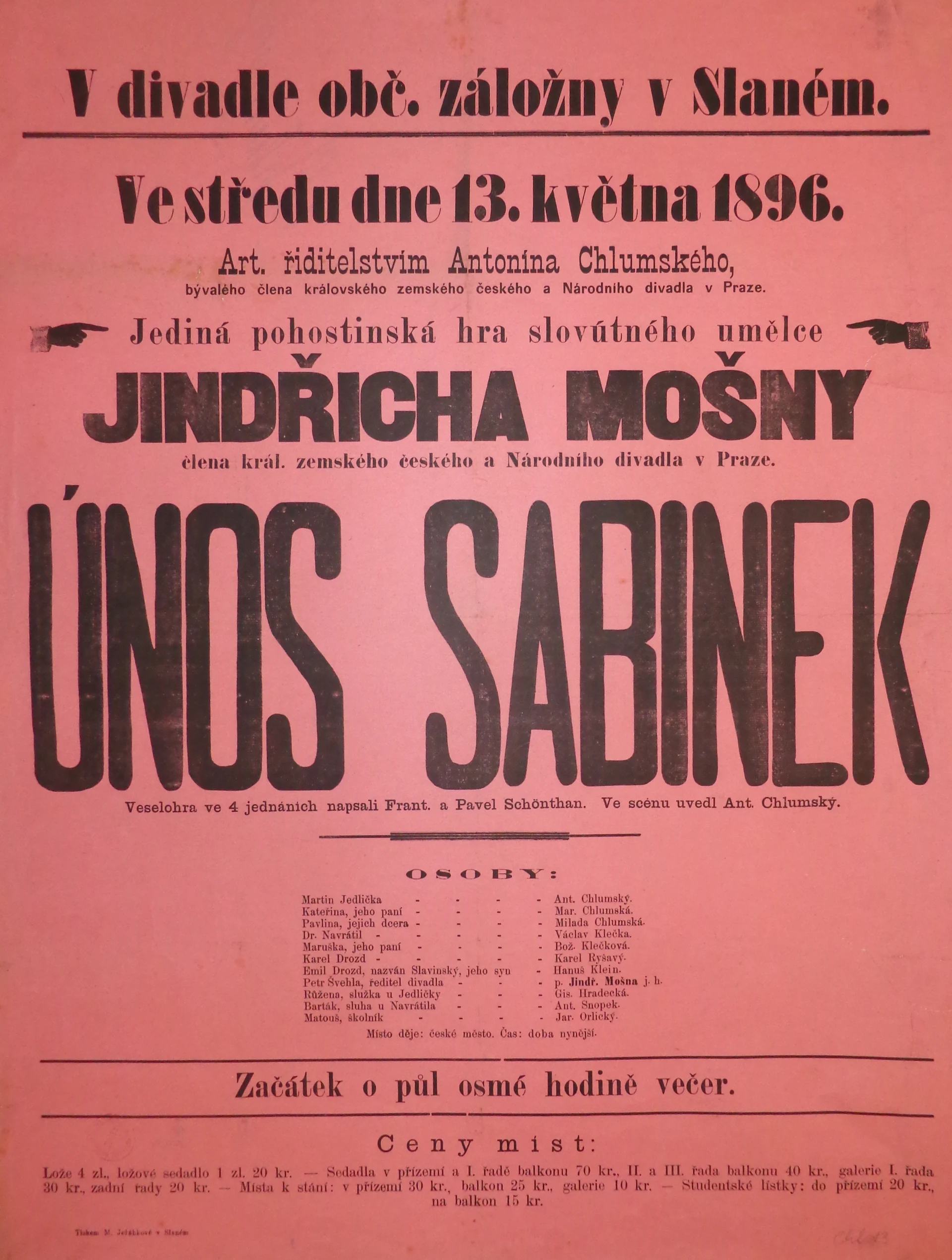 Náhledový obrázek předmětu Únos Sabinek