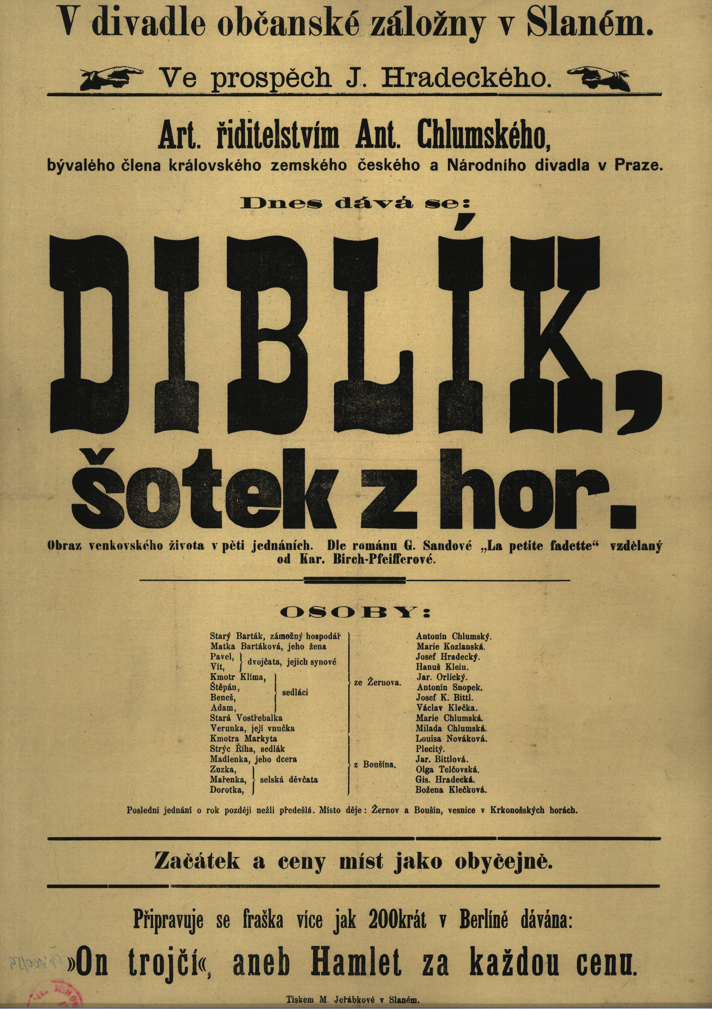 Náhledový obrázek Diblík, šotek z hor - 1