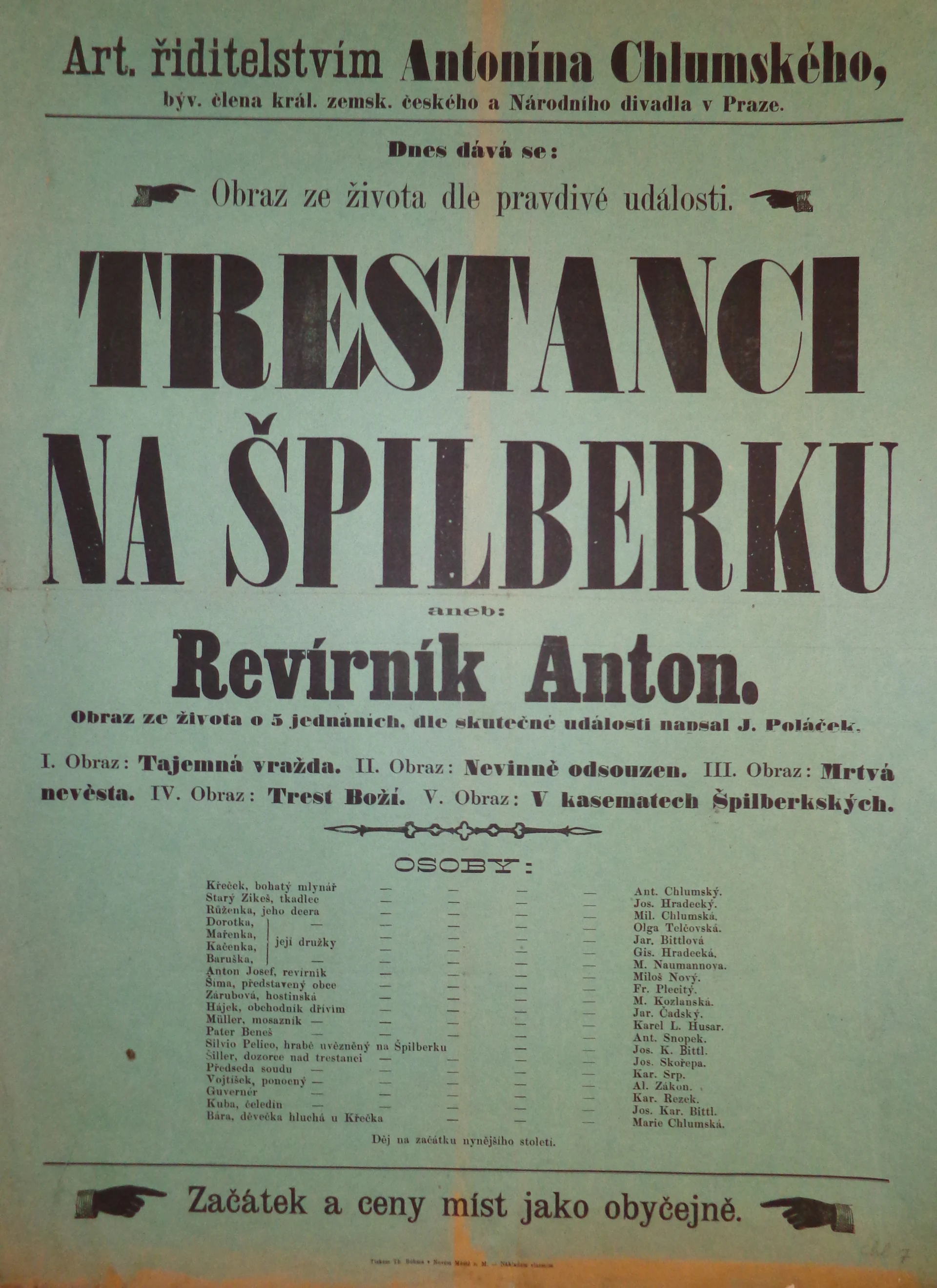 Náhledový obrázek předmětu Trestanci na Špilberku aneb Revírník Anton