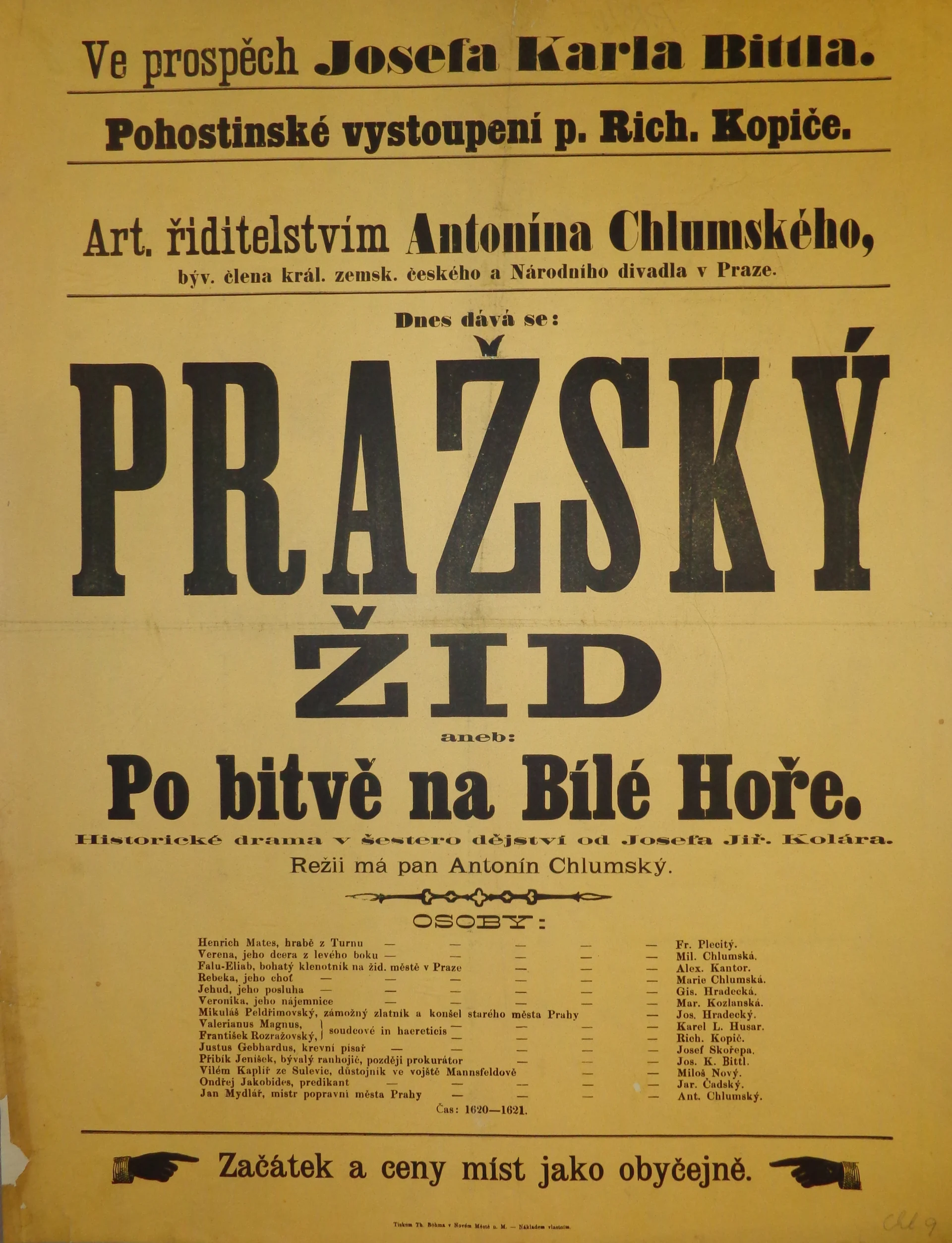 Náhledový obrázek předmětu Pražský žid aneb Po bitvě na Bílé Hoře
