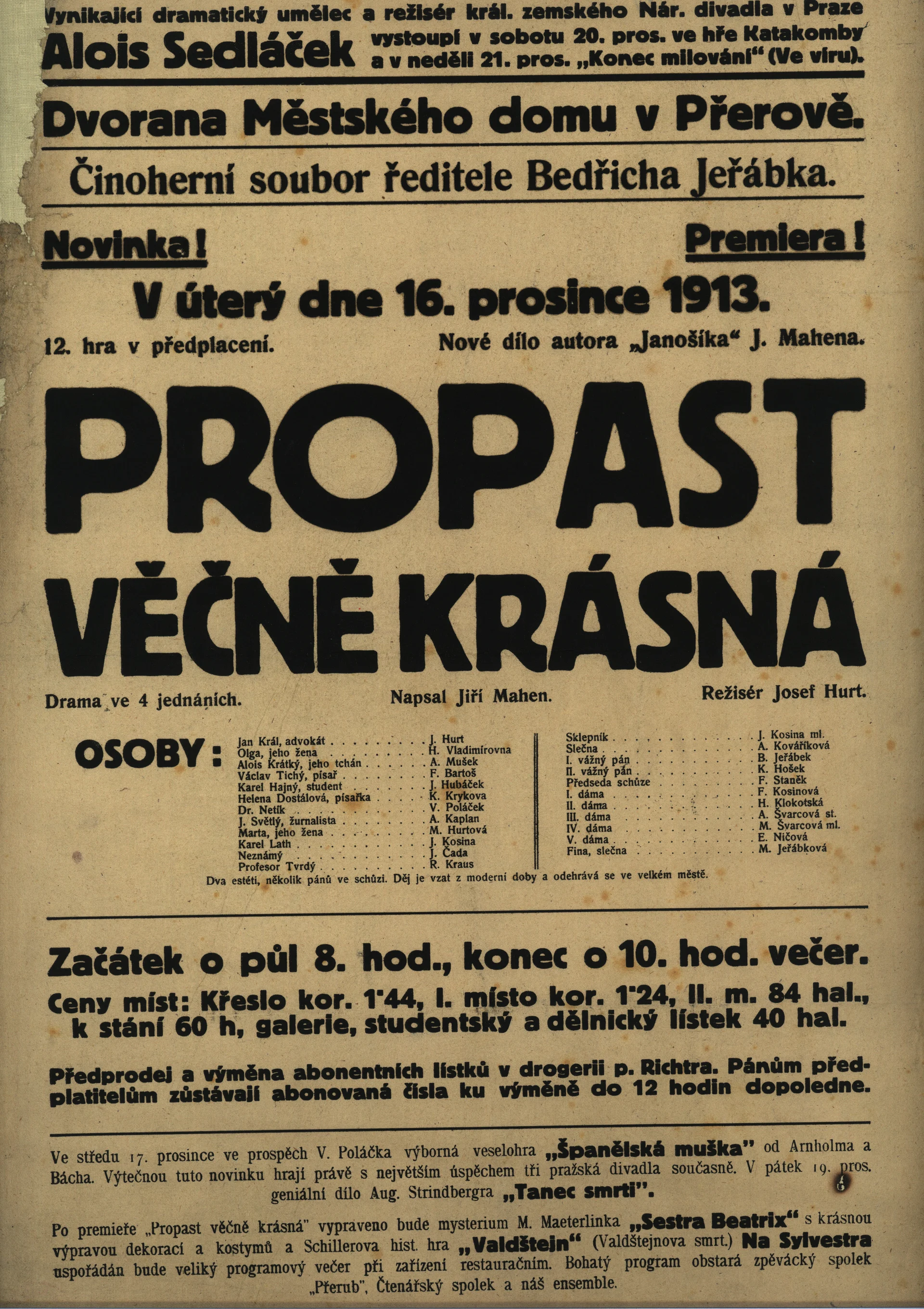 Náhledový obrázek předmětu Propast věčně krásná