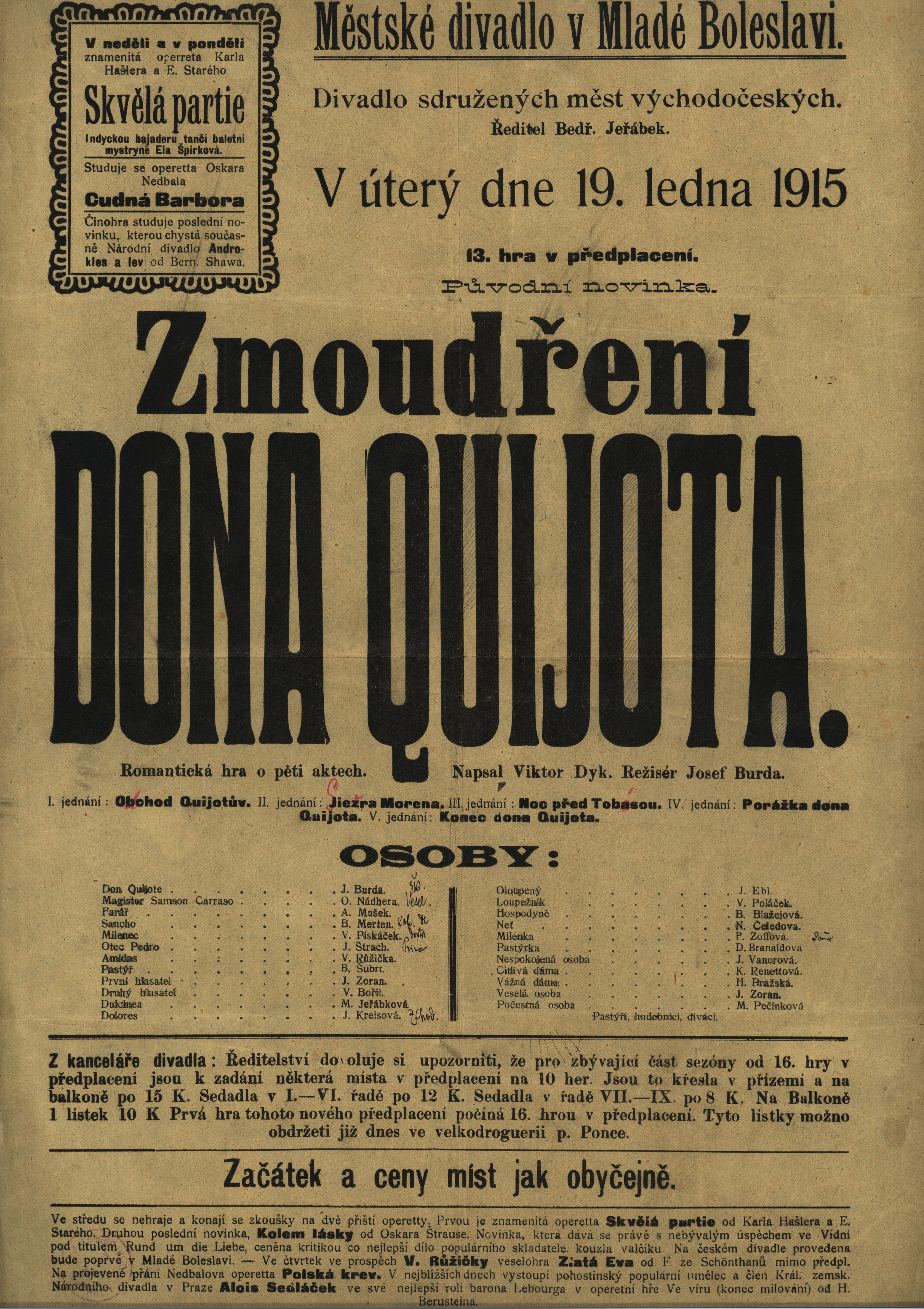 Náhledový obrázek Zmoudření Dona Quijota - 1