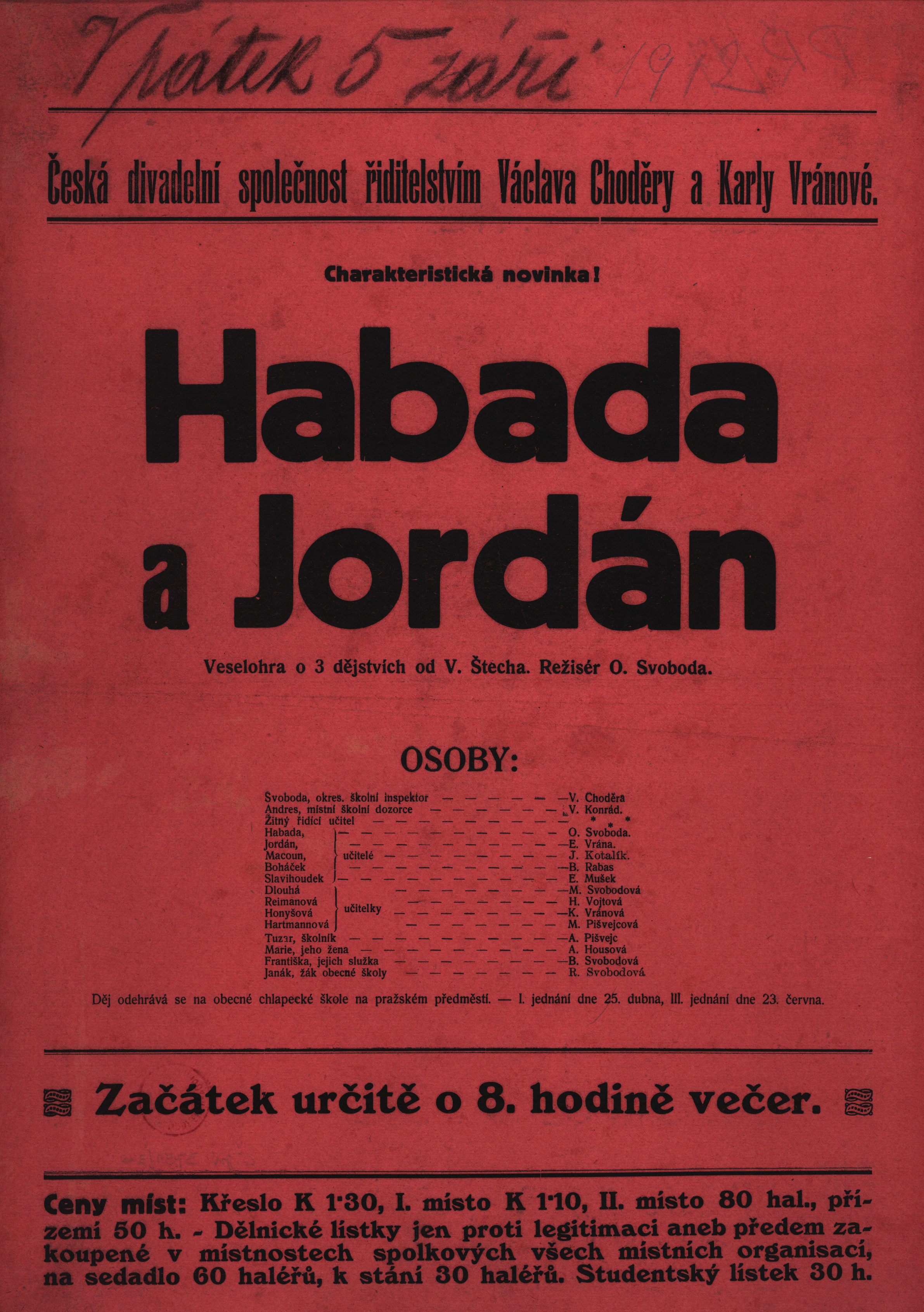 Náhledový obrázek Habada a Jordán - 1