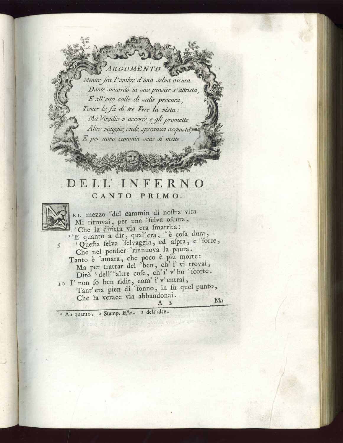 Náhledový obrázek La Divina Commedia di Dante Alighieri con varie Annotazioni e copiosi Rami adornata - 10