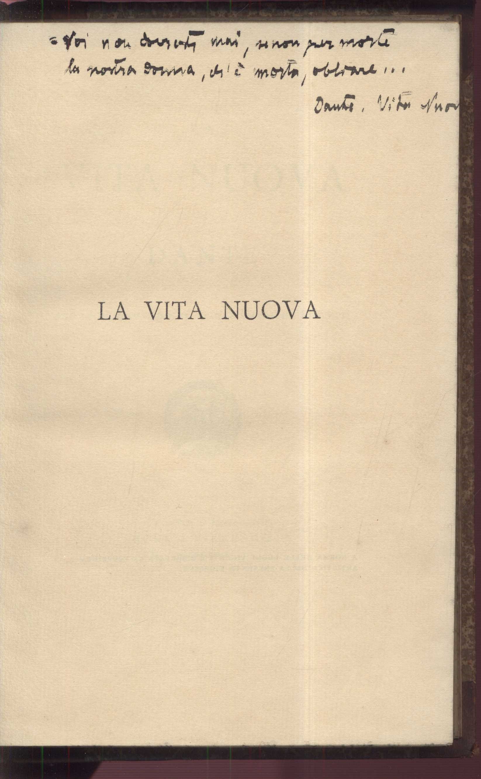 Náhledový obrázek La vita nuova di Dante. Con le illustrazioni - 1
