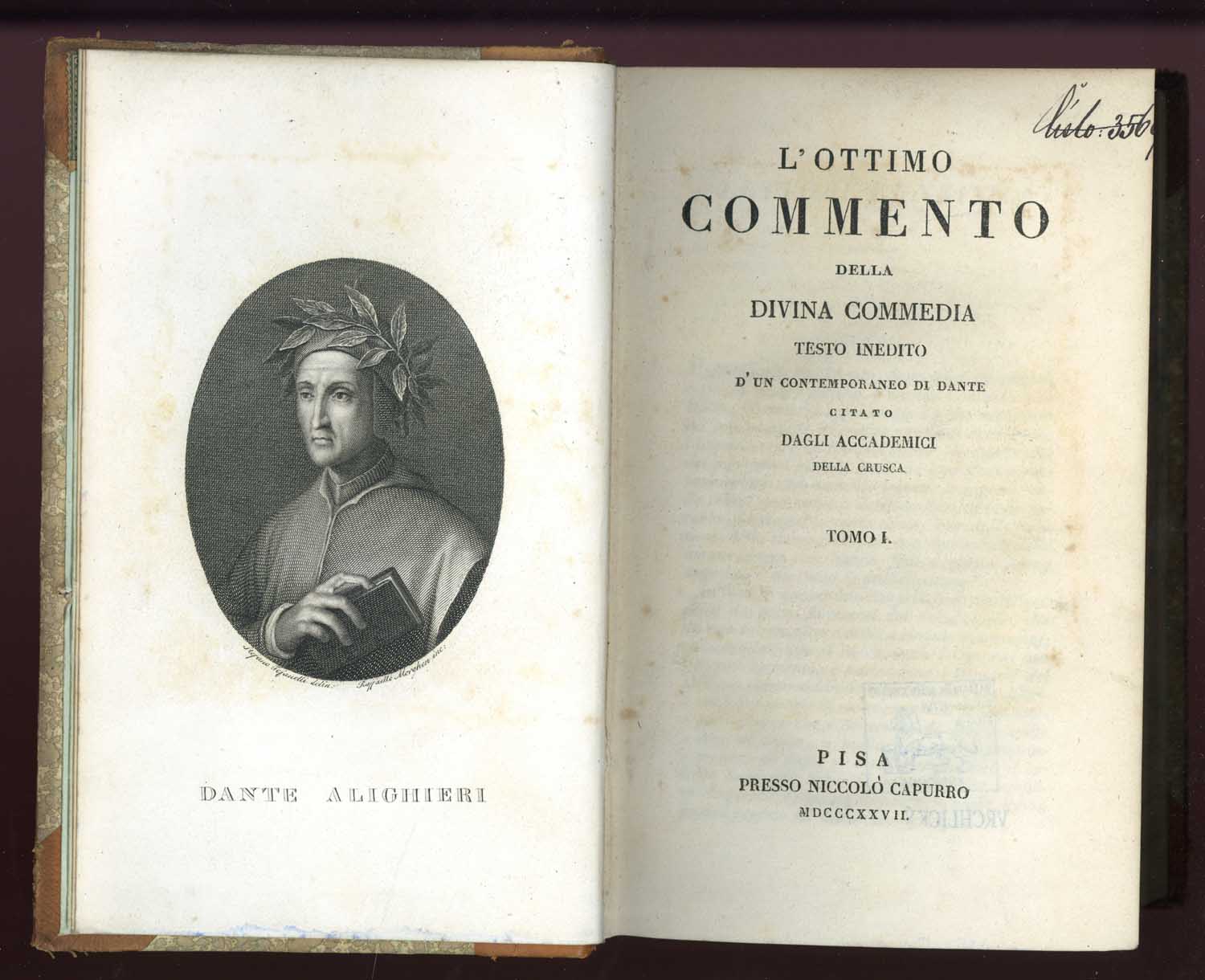Náhledový obrázek L’ Ottimo Commento della Divina Commedia, testo inedito d’ un contemporaneo di Dante - 4