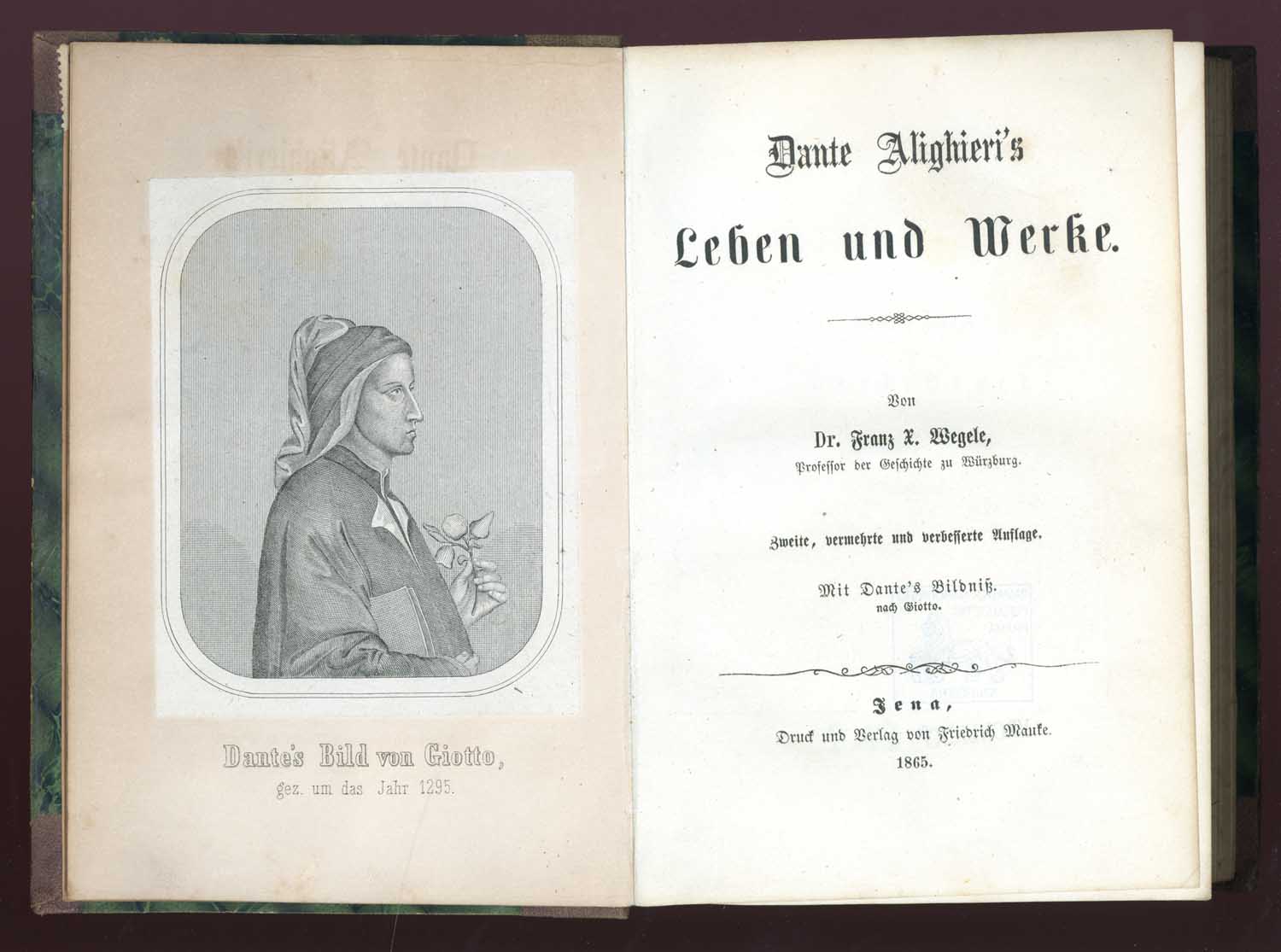 Náhledový obrázek Dante Alighieri’s Leben und Werke - 1