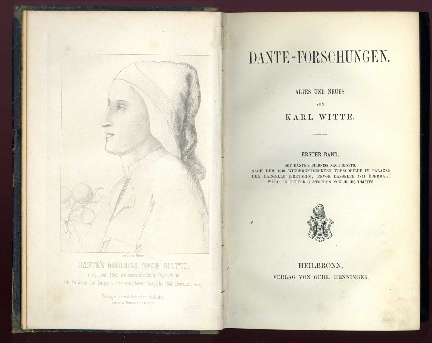 Náhledový obrázek Dante-Forschungen. Altes und neues, 1. - 1