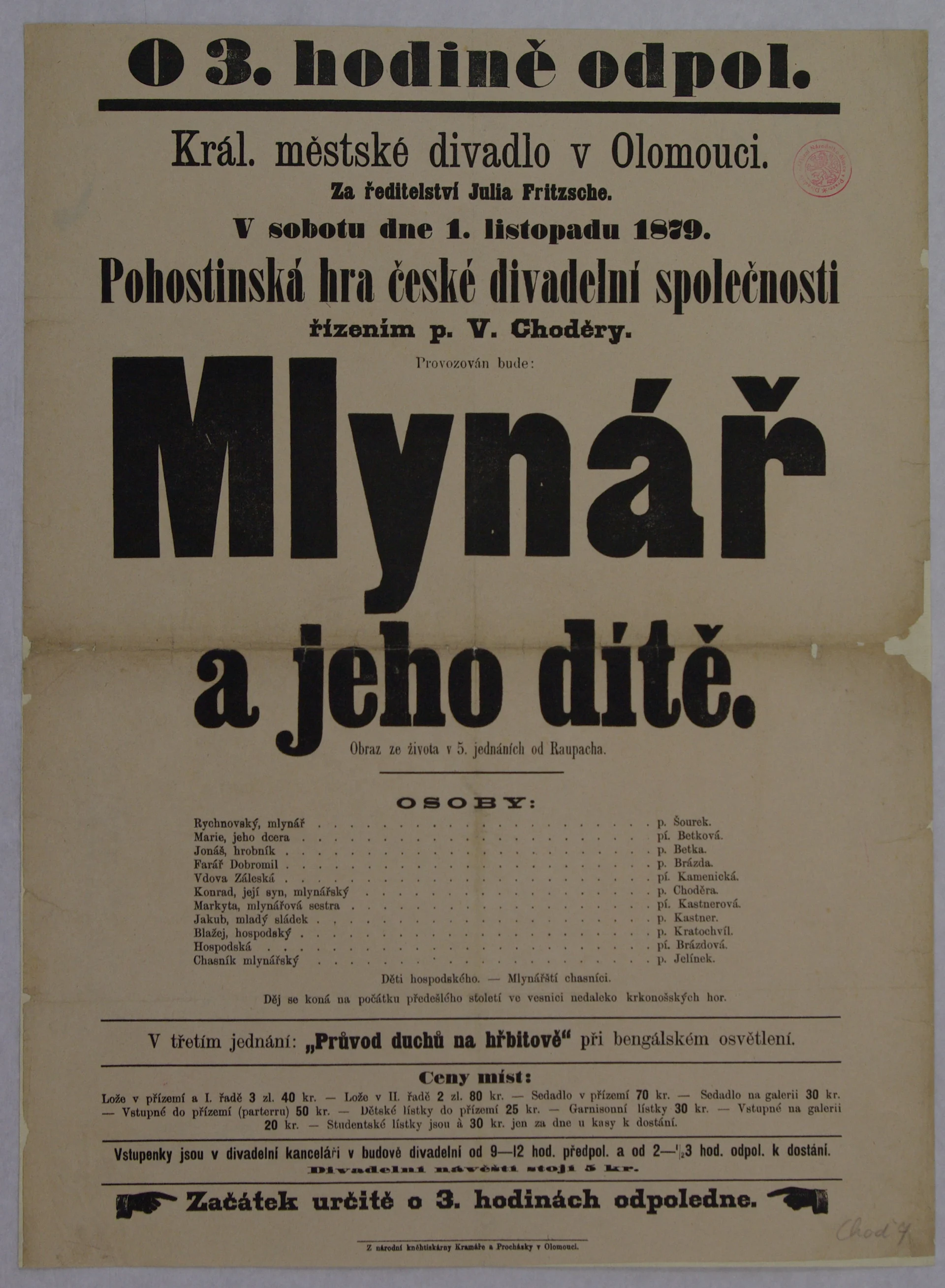 Náhledový obrázek předmětu Mlynář a jeho dítě