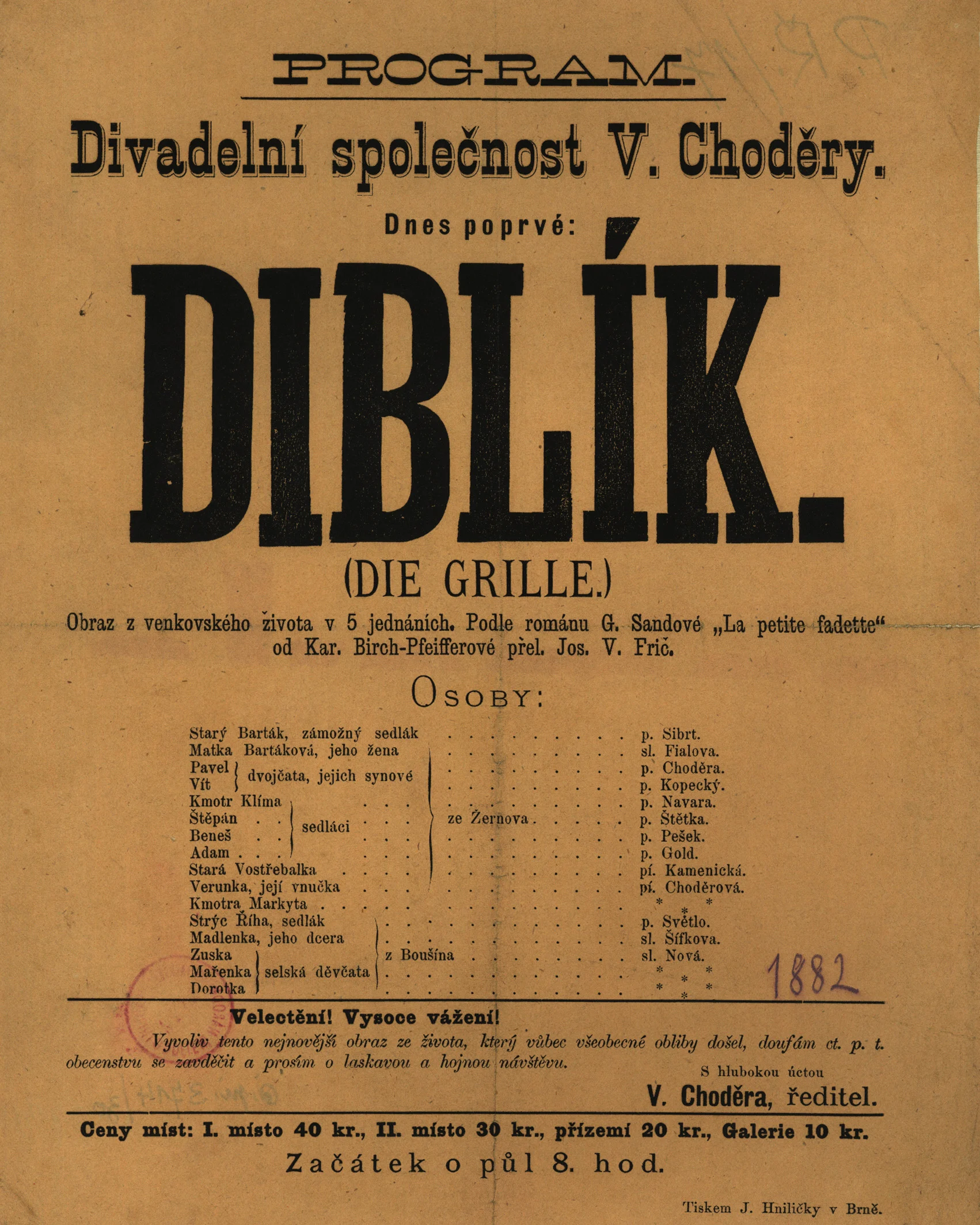 Náhledový obrázek předmětu Diblík