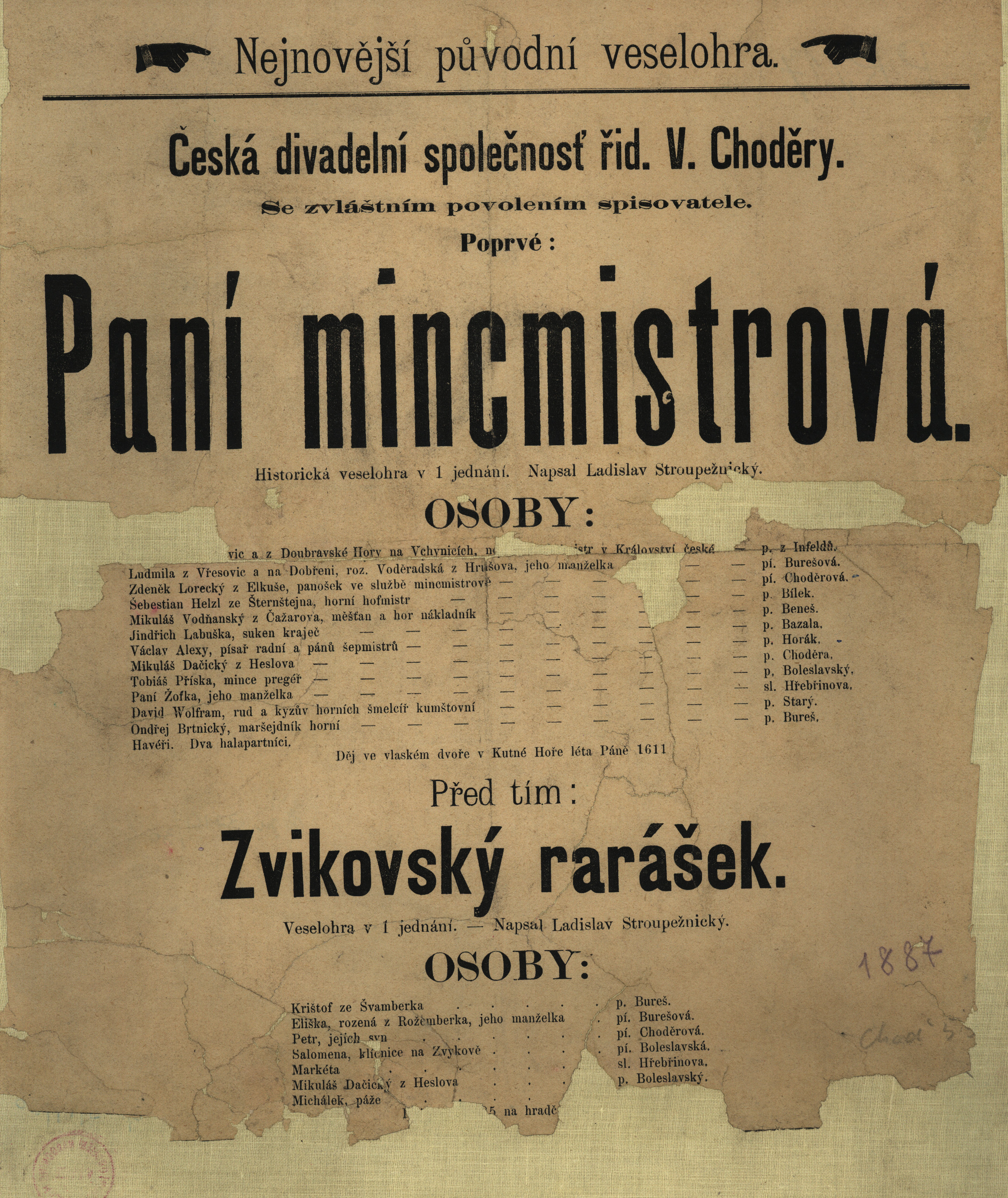 Náhledový obrázek Paní mincmistrová, Zvíkovský rarášek - 1