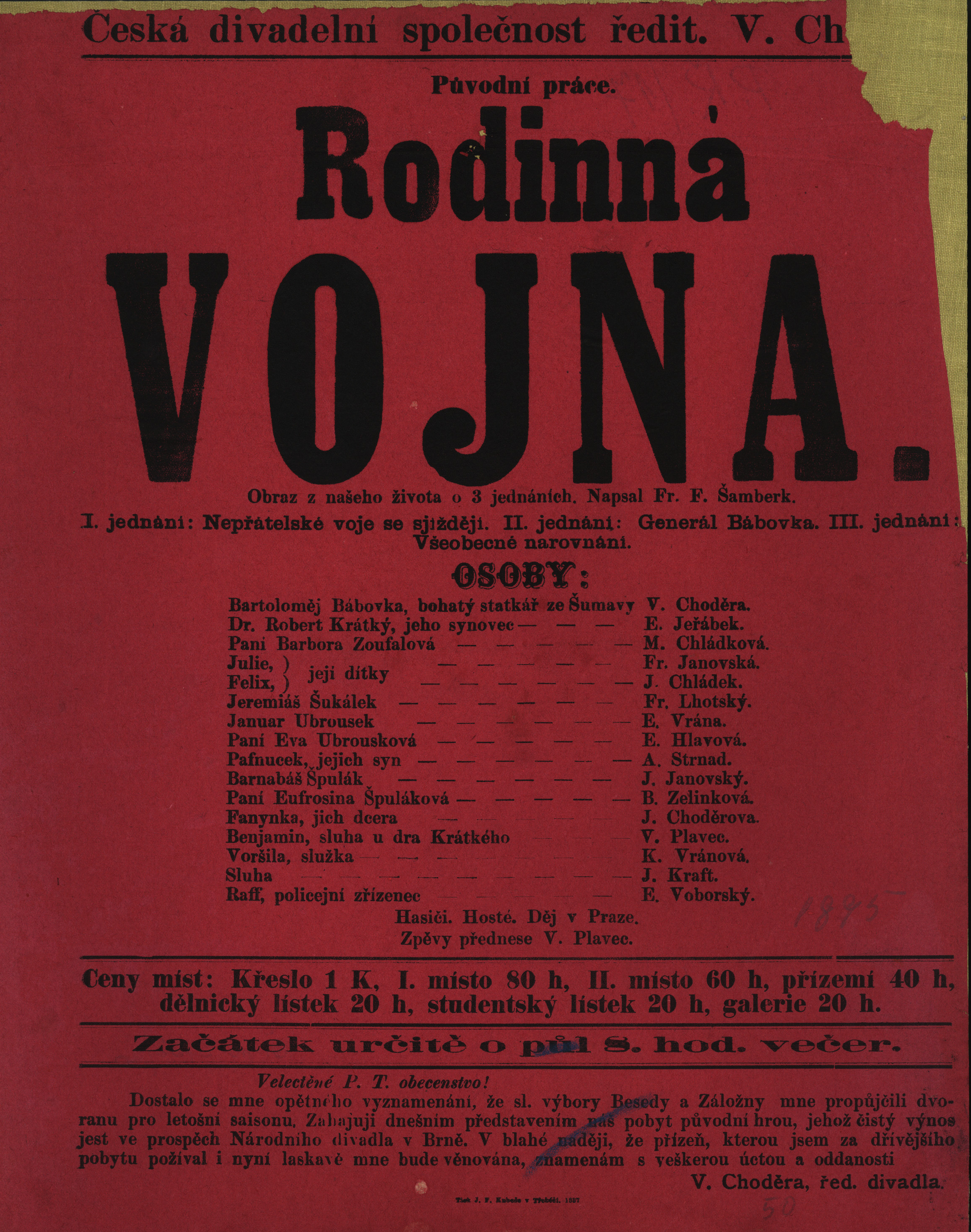 Náhledový obrázek Rodinná vojna - 1
