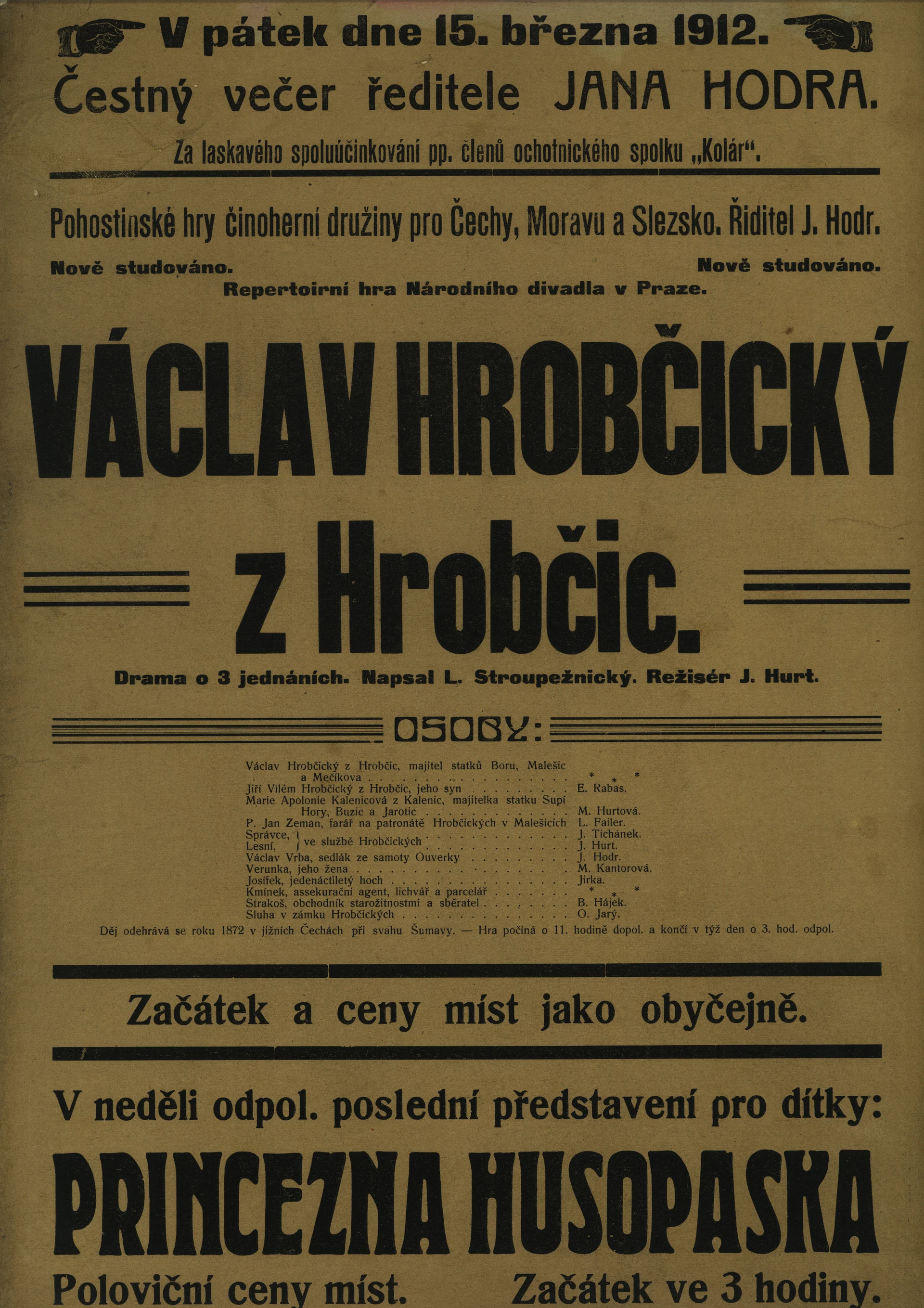 Náhledový obrázek předmětu Václav Hrobčický z Hrobčič