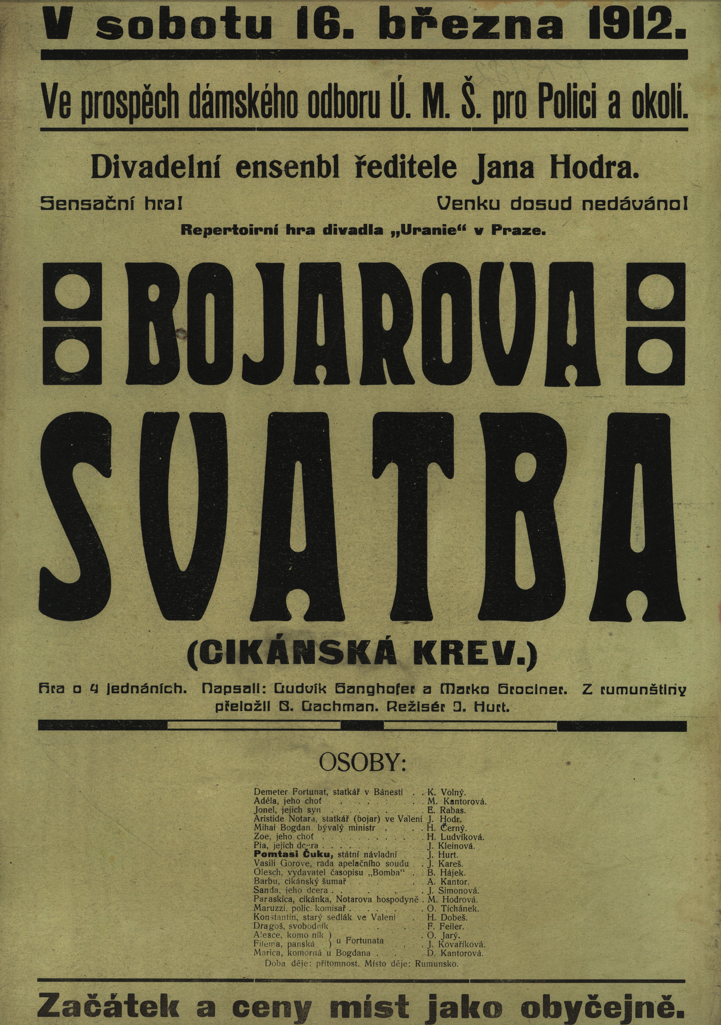 Náhledový obrázek Bojarova svatba /Cikánská krev/ - 1