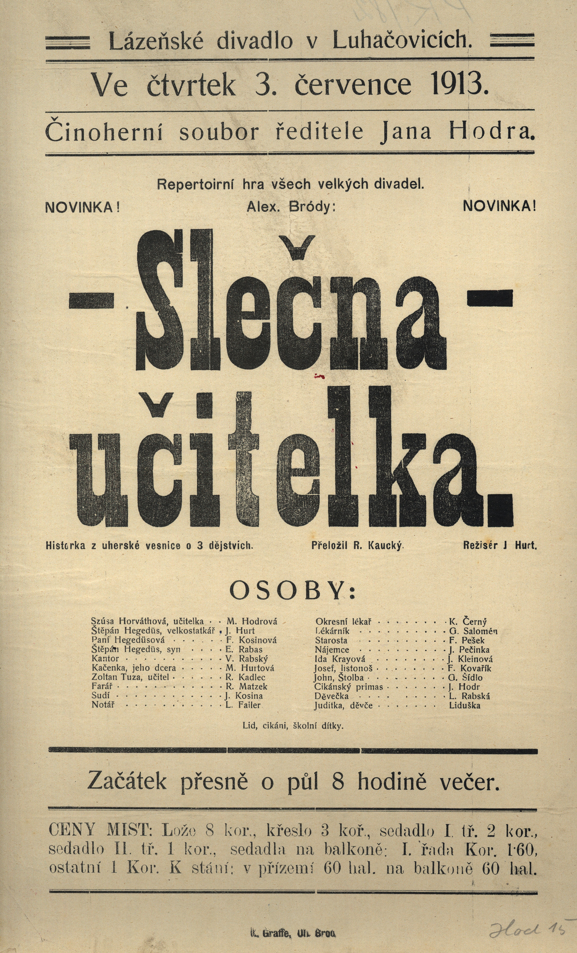 Náhledový obrázek Slečna učitelka - 1