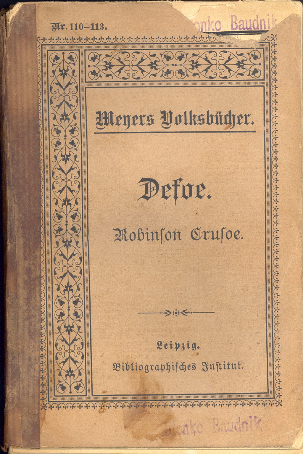 Náhledový obrázek Robinson Crusoe - 1