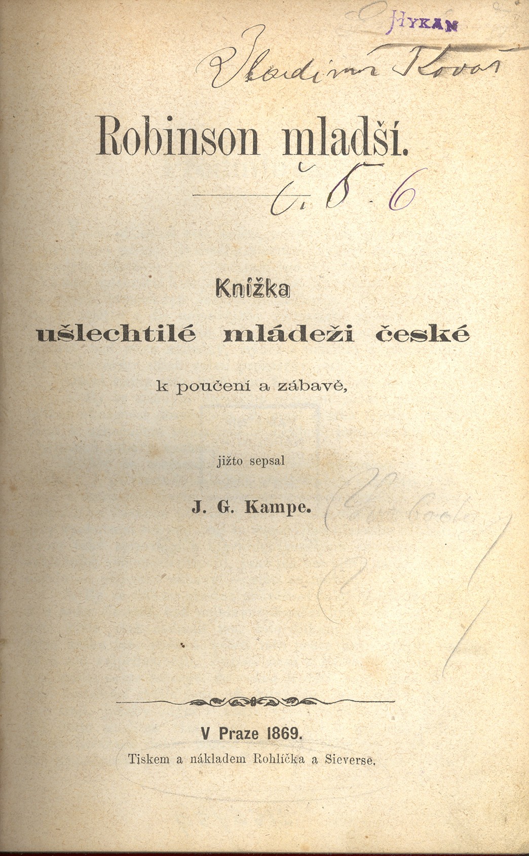 Náhledový obrázek Robinson mladší - 2
