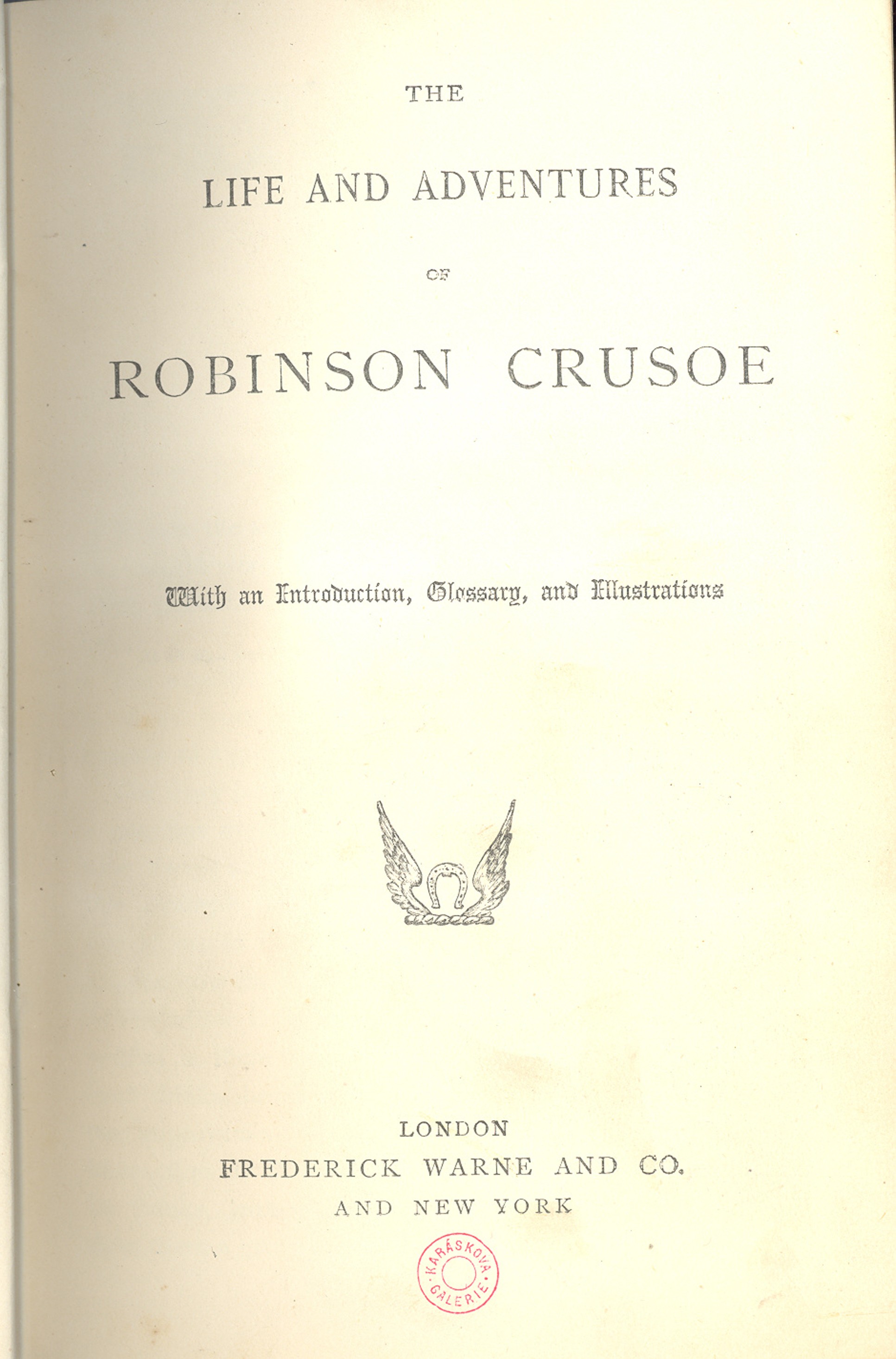 Náhledový obrázek The life and adventures of Robinson Crusoe - 3