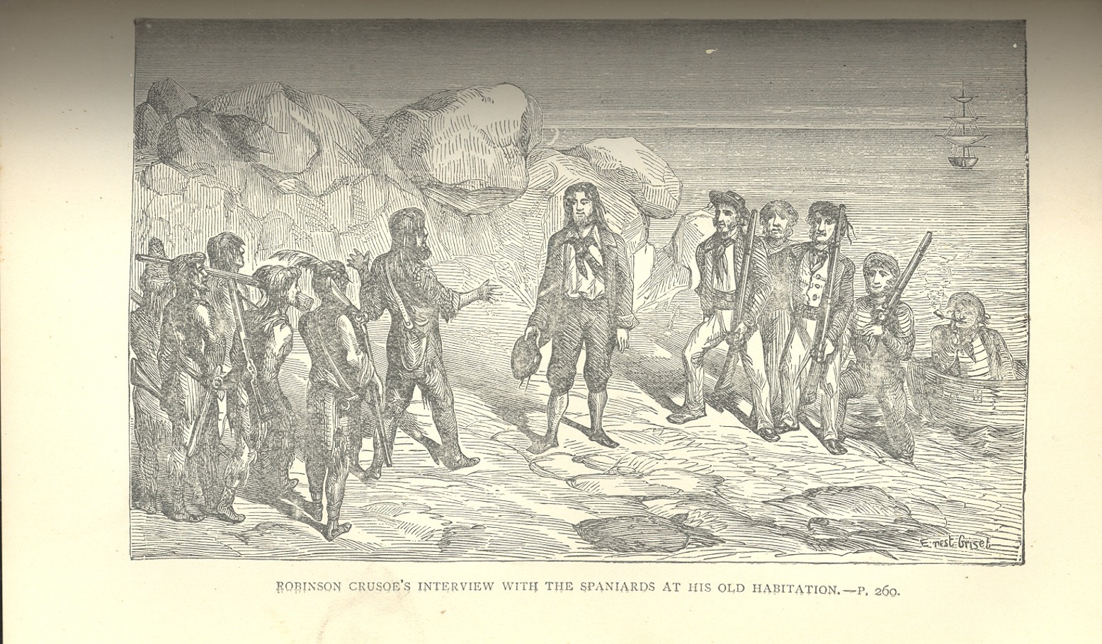 Náhledový obrázek The life and adventures of Robinson Crusoe - 9