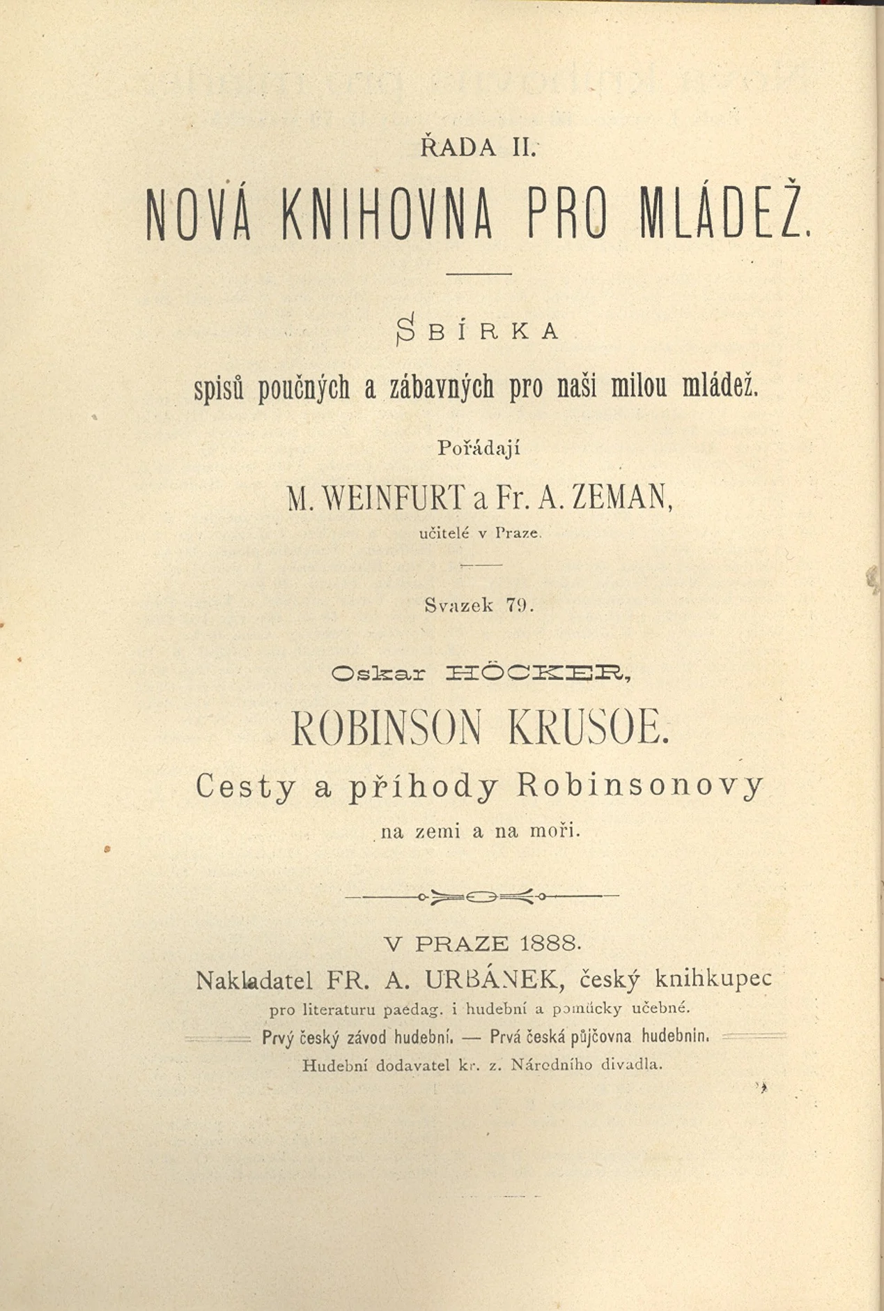 Obrázek Robinson Krusoe
