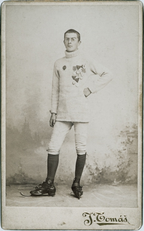 Náhledový obrázek Rössler-Ořovský Josef  jako bruslař - 1