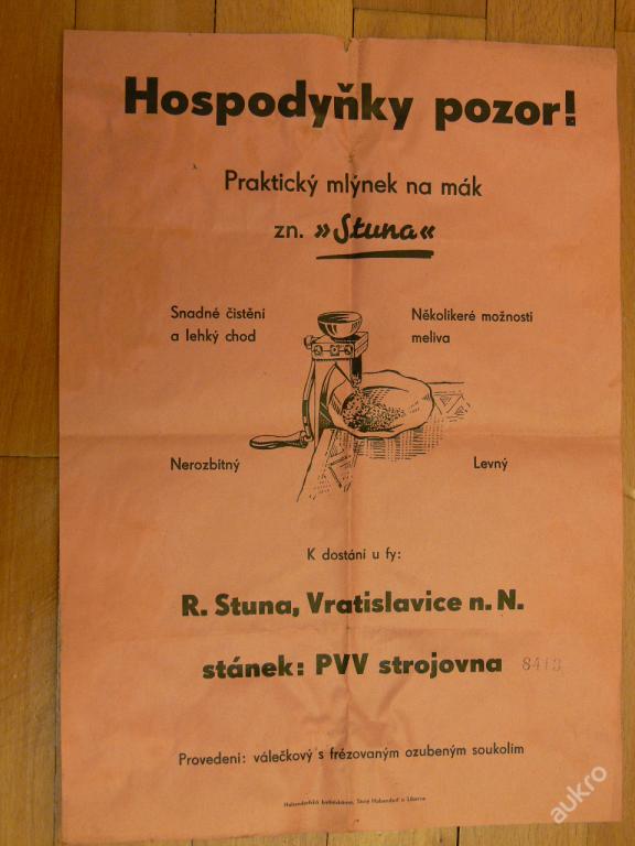 Náhledový obrázek STUNA, válcový mlýnek - 3
