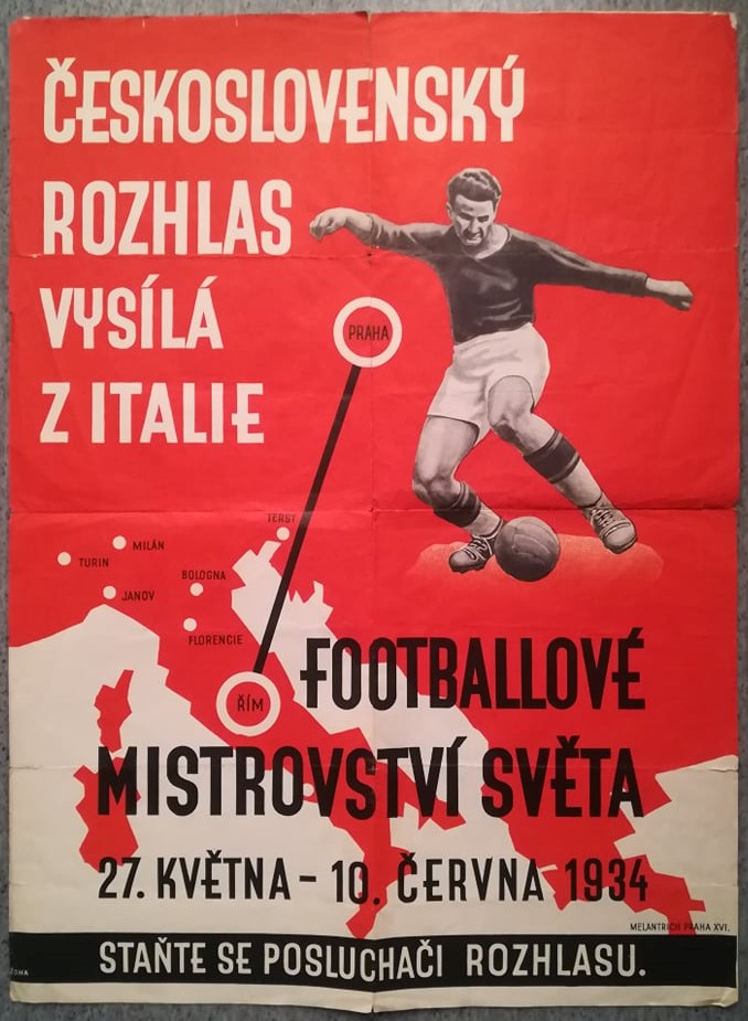Náhledový obrázek Československý rozhlas vysílá z Itálie footballové mistrovství světa - 1