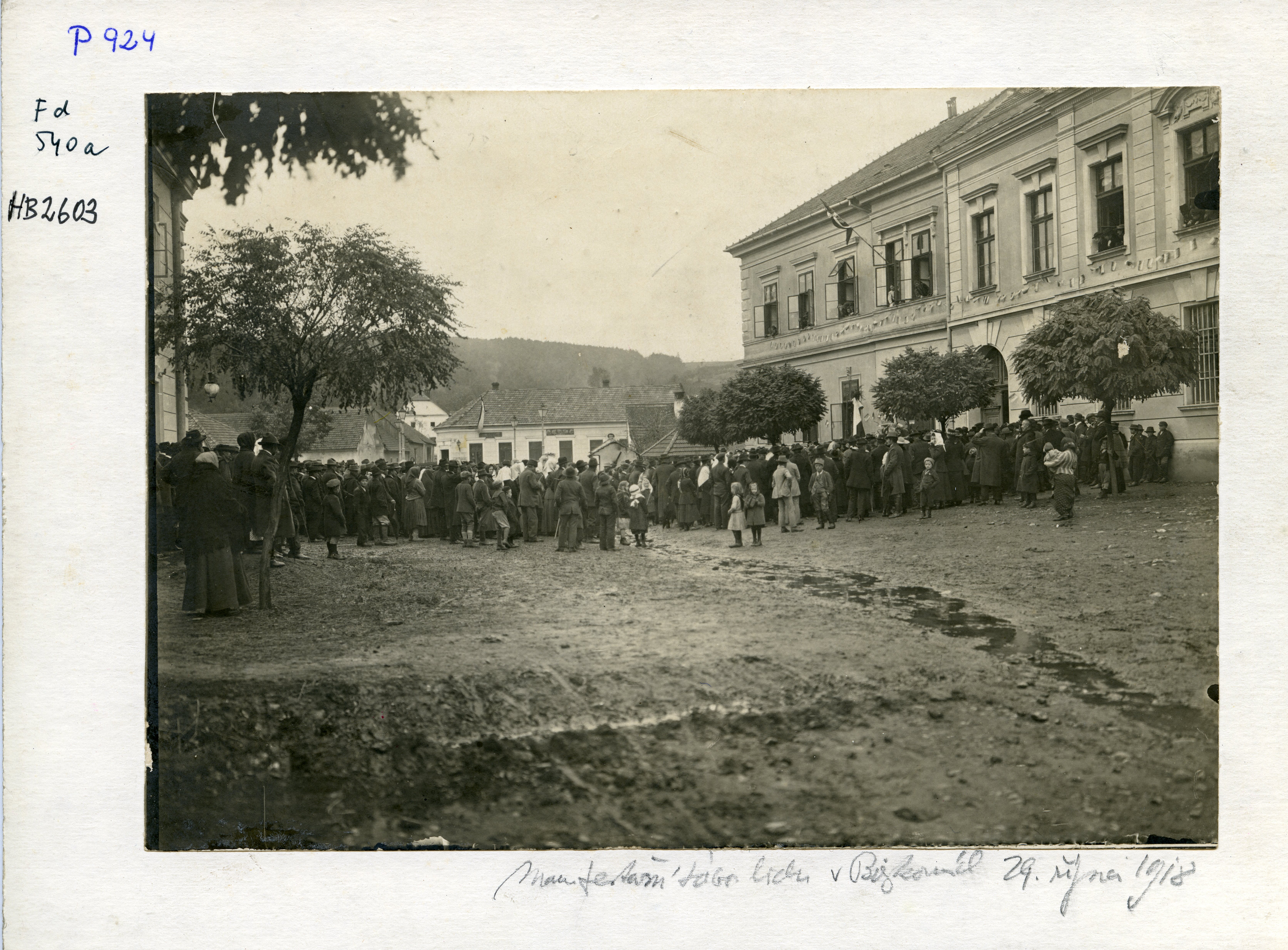 Náhledový obrázek Fotografie-Tábor lidu 29. října 1918 - 1
