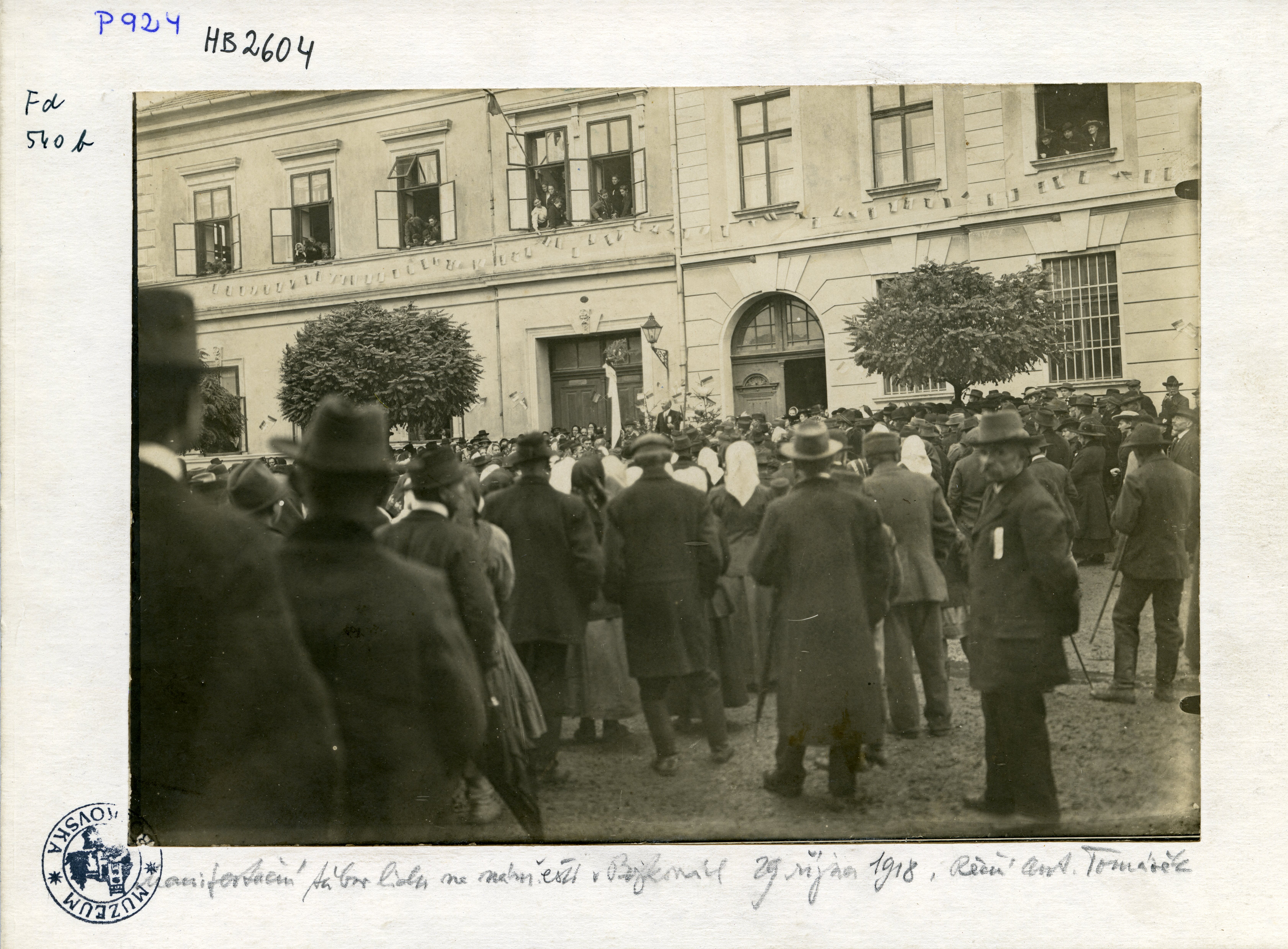 Náhledový obrázek Fotografie-Tábor lidu 29. října 1918 - 1