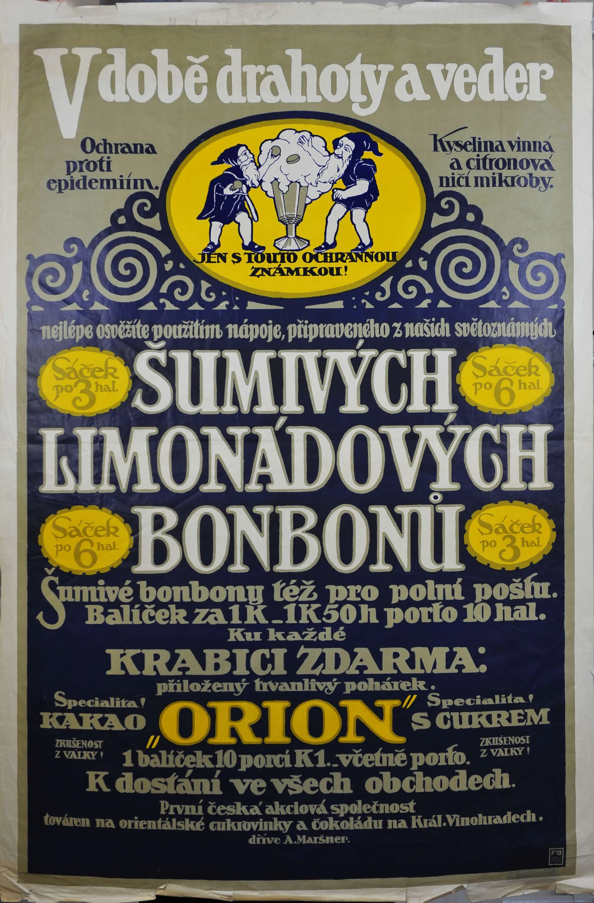 Obrázek Šumivé limonádové bonboby Orion
