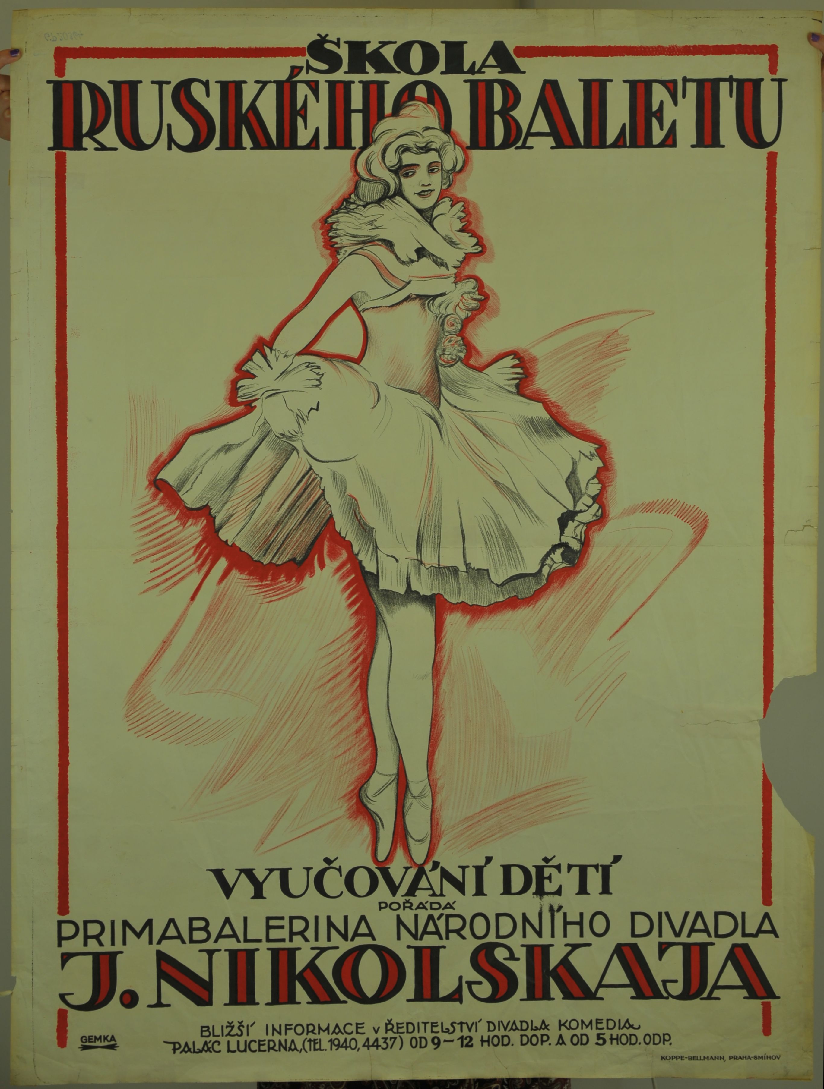 Náhledový obrázek Škola ruského baletu - J. Nikolská, primabalerina Národního divadla - Lucerna Praha - 1