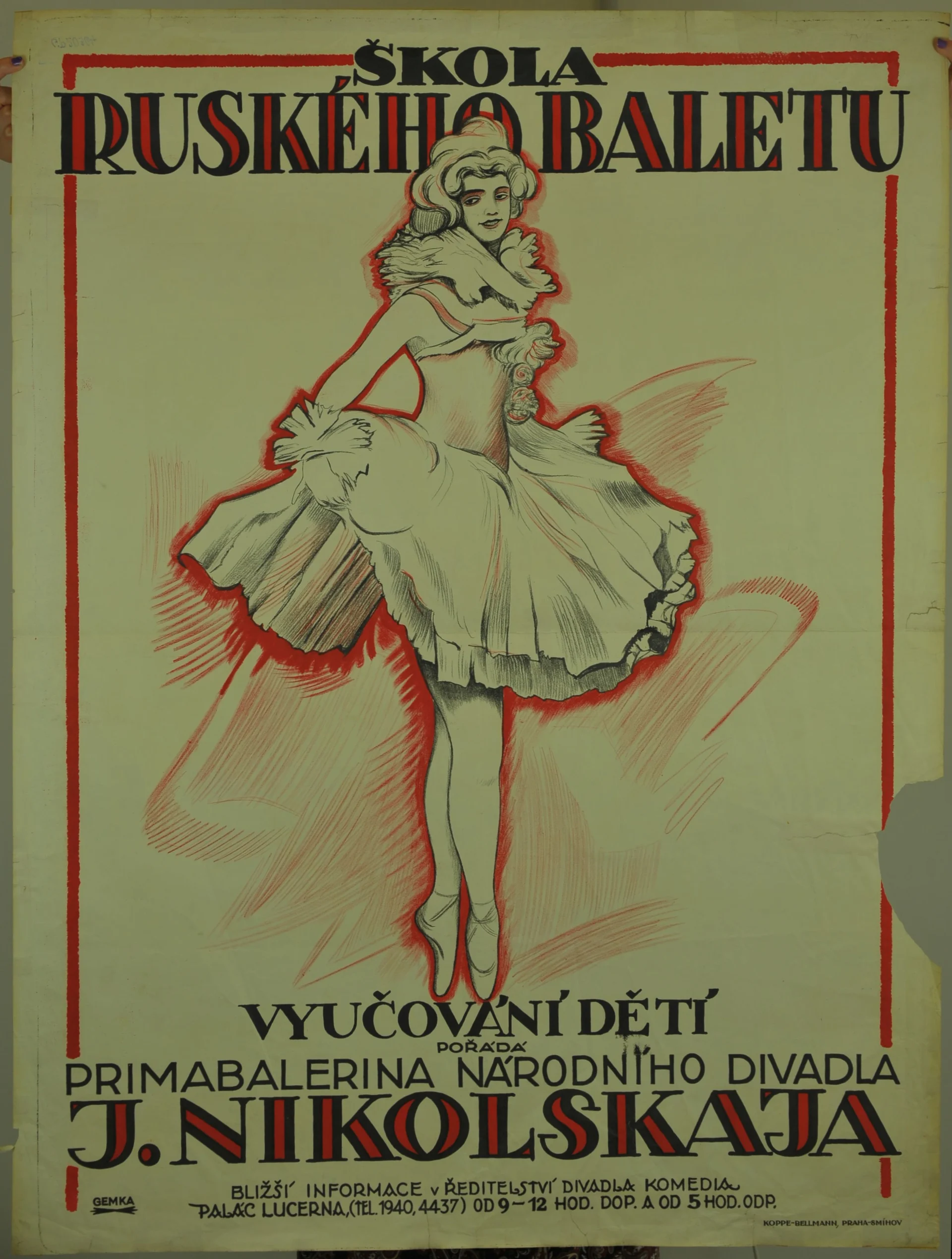 Obrázek Škola ruského baletu - J. Nikolská, primabalerina Národního divadla - Lucerna Praha