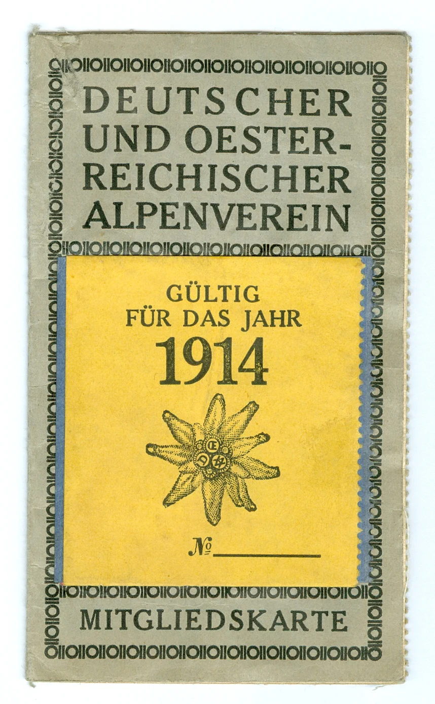 Náhledový obrázek předmětu Legitimace člena Deutscher und Oesterreichischer Alpenverein