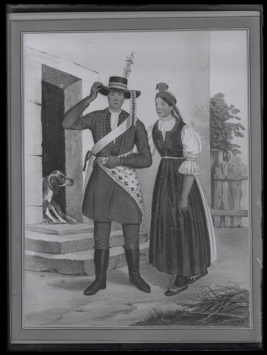 Náhledový obrázek Oděv, litografie - 1