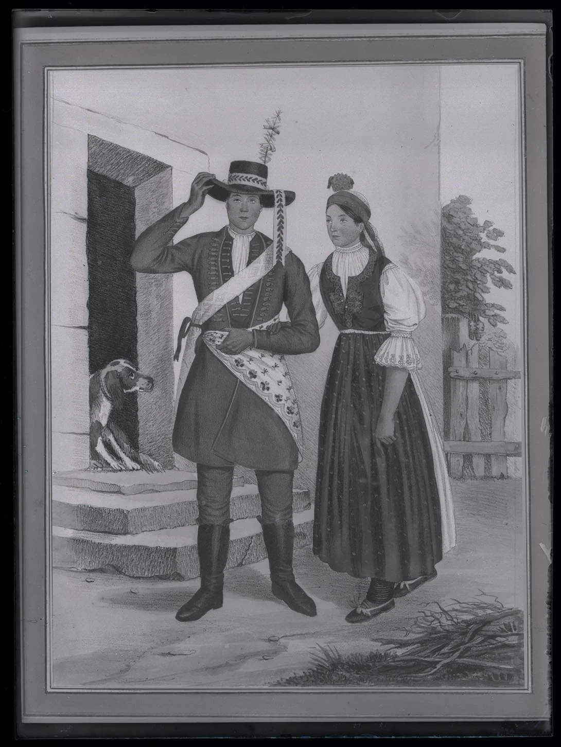 Obrázek Oděv, litografie