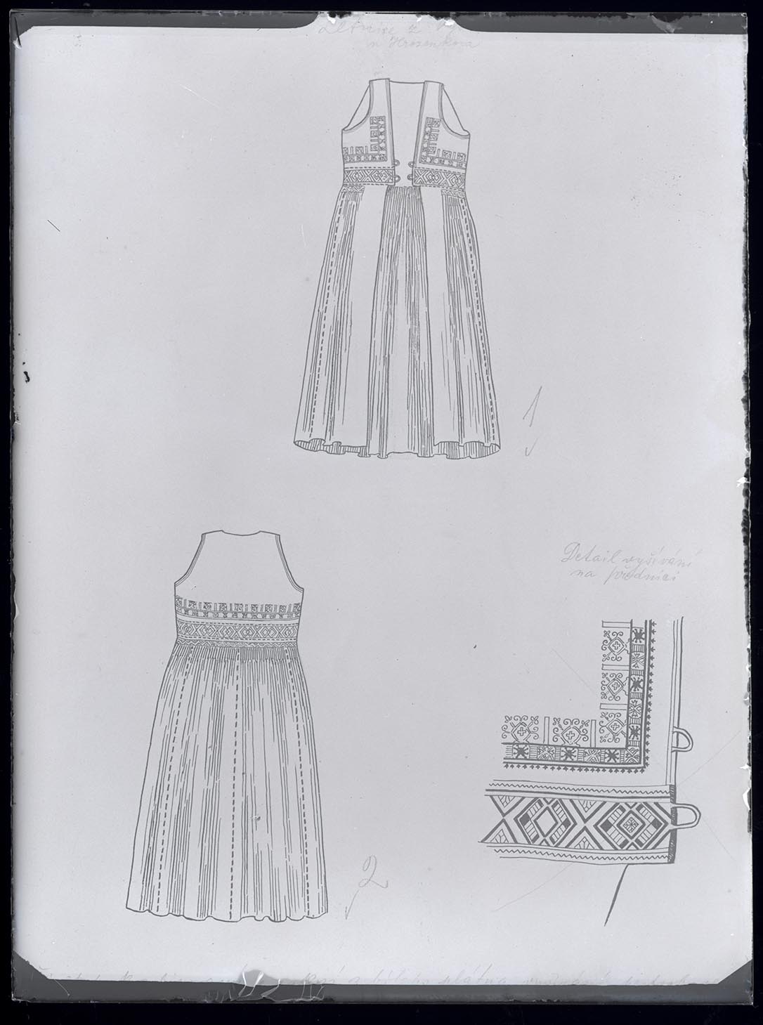 Náhledový obrázek Oděv, kresba - 1